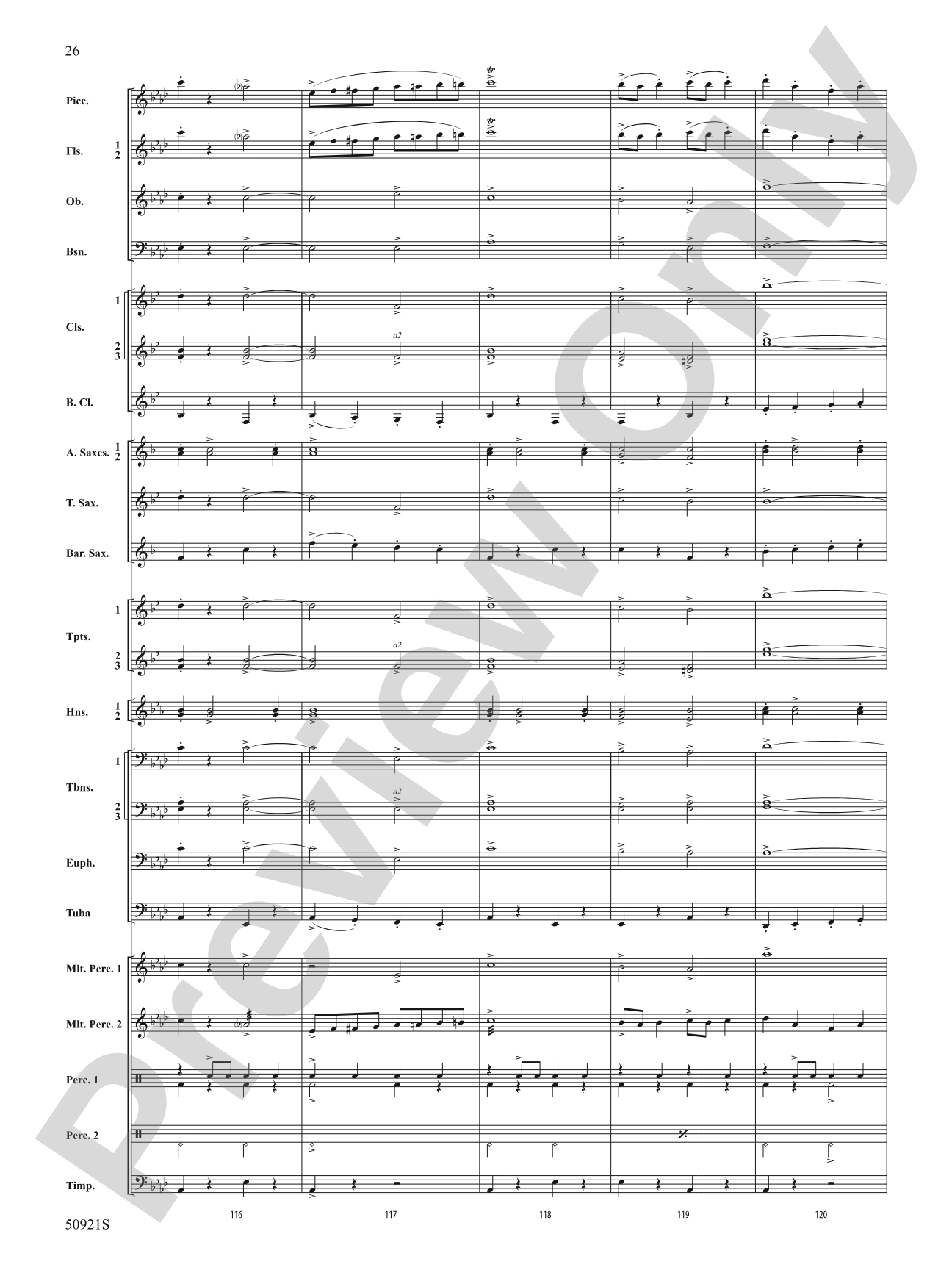 The Ringmaster: Concert Band Conductor Score & Parts