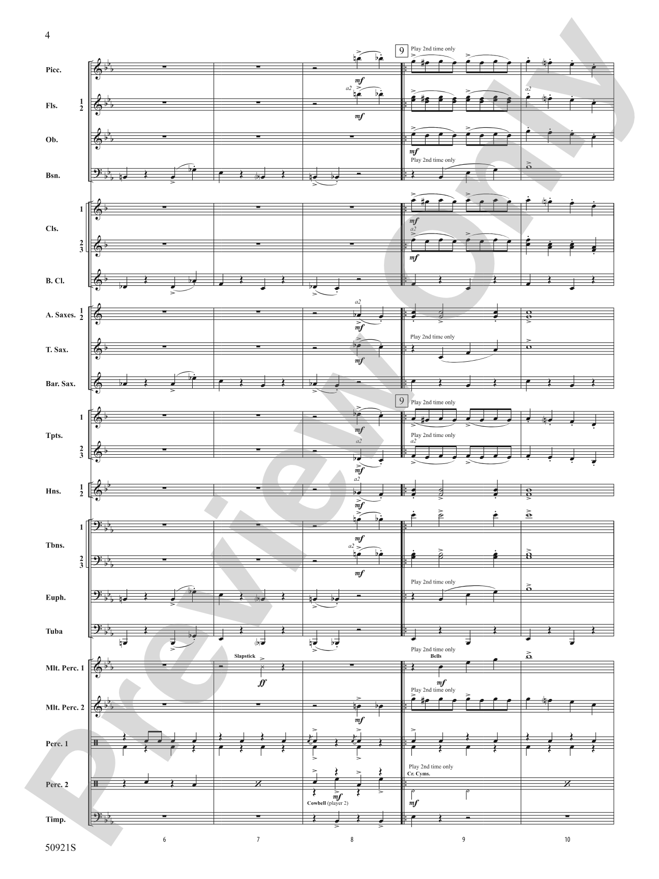 The Ringmaster: Concert Band Conductor Score & Parts