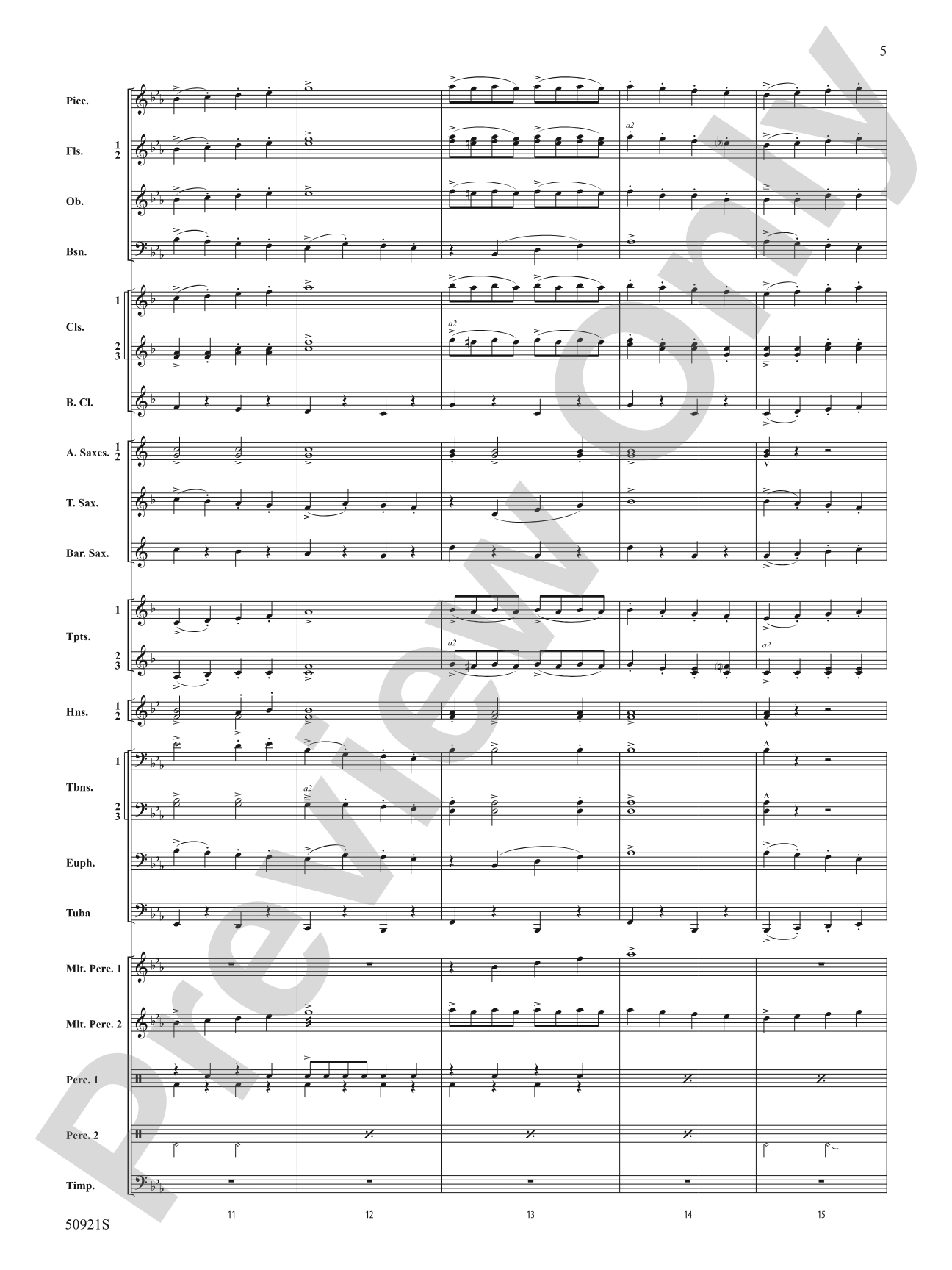 The Ringmaster: Concert Band Conductor Score & Parts