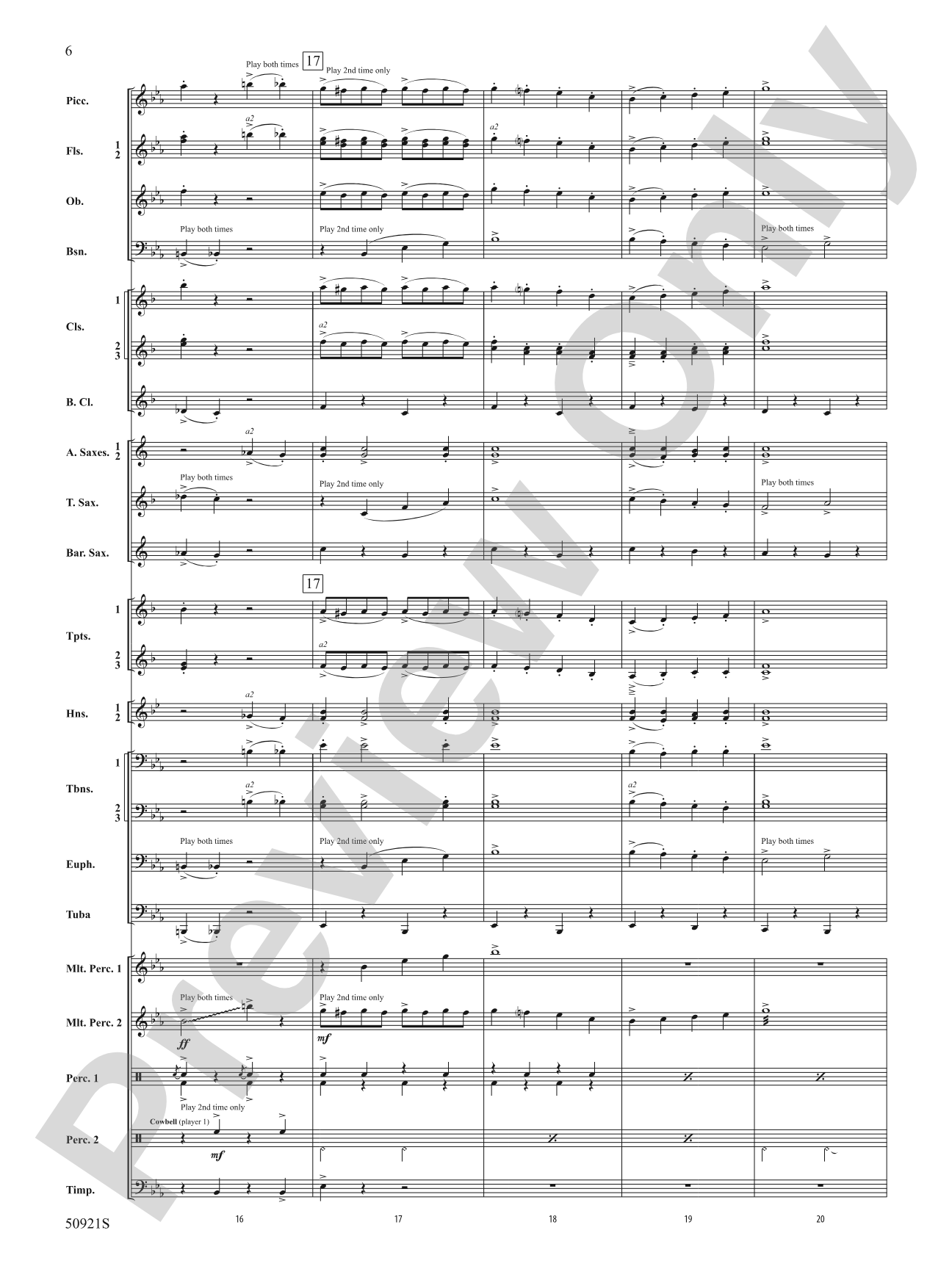 The Ringmaster: Concert Band Conductor Score & Parts