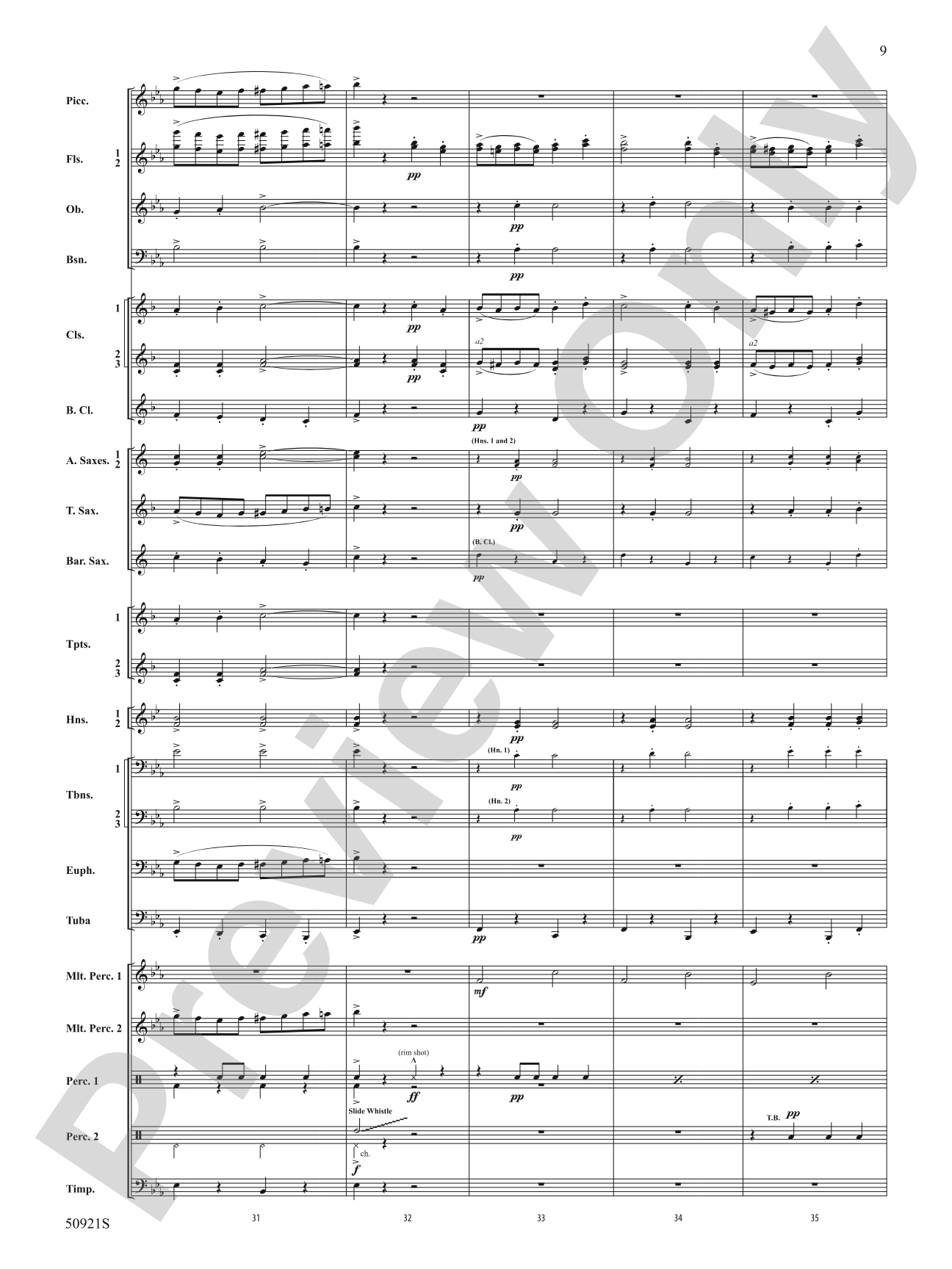 The Ringmaster: Concert Band Conductor Score & Parts