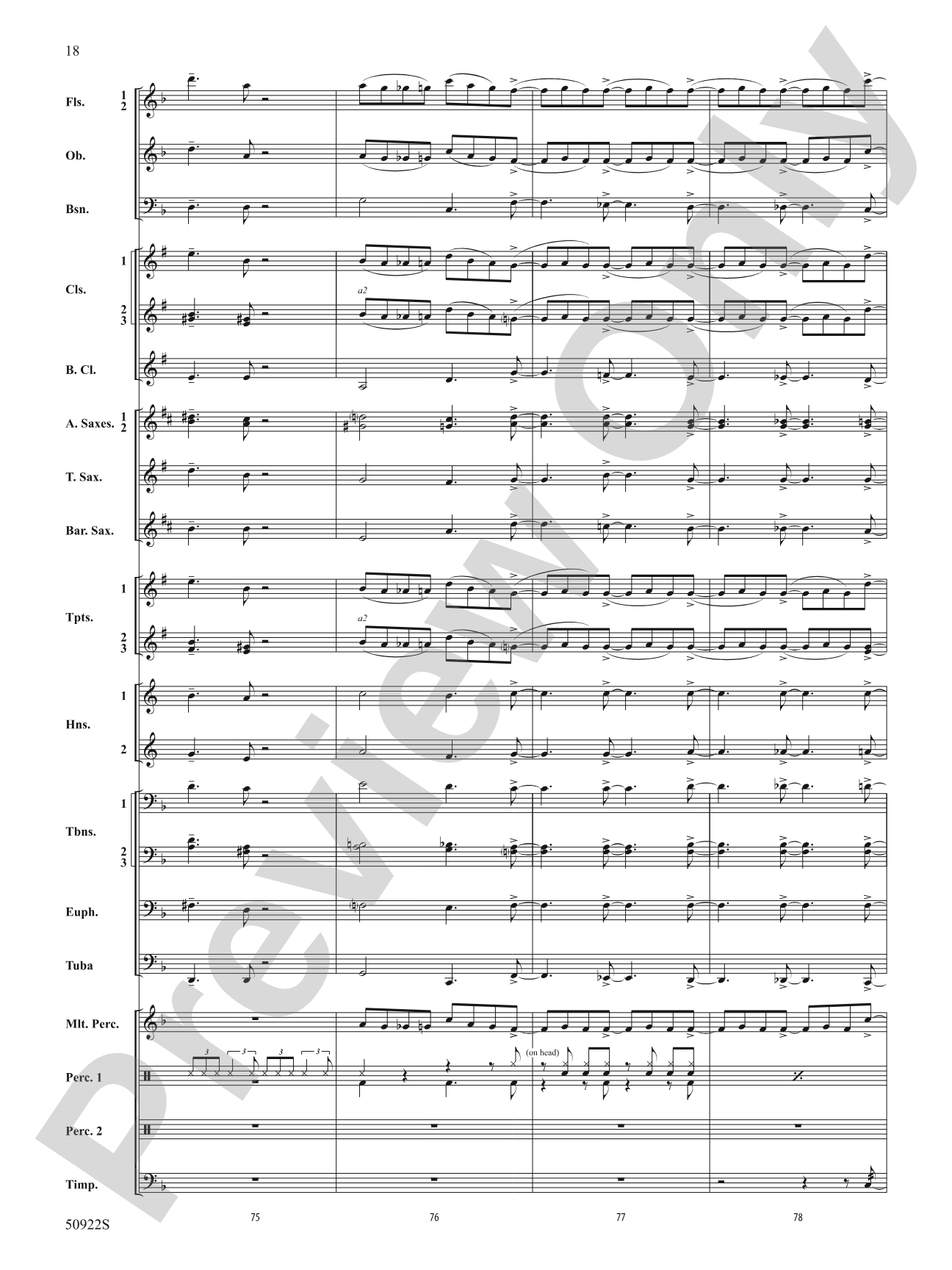 The Roaring Twenties: Concert Band Conductor Score & Parts