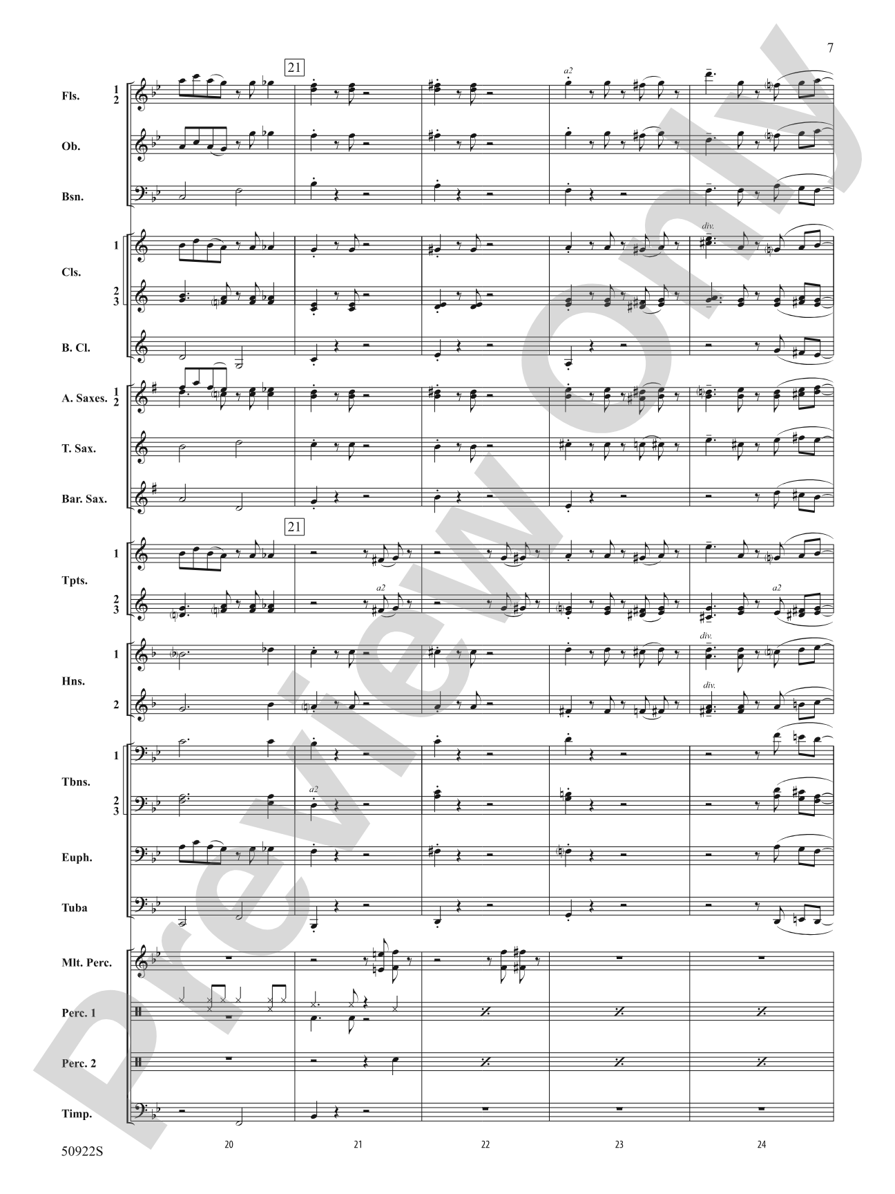 The Roaring Twenties: Concert Band Conductor Score & Parts