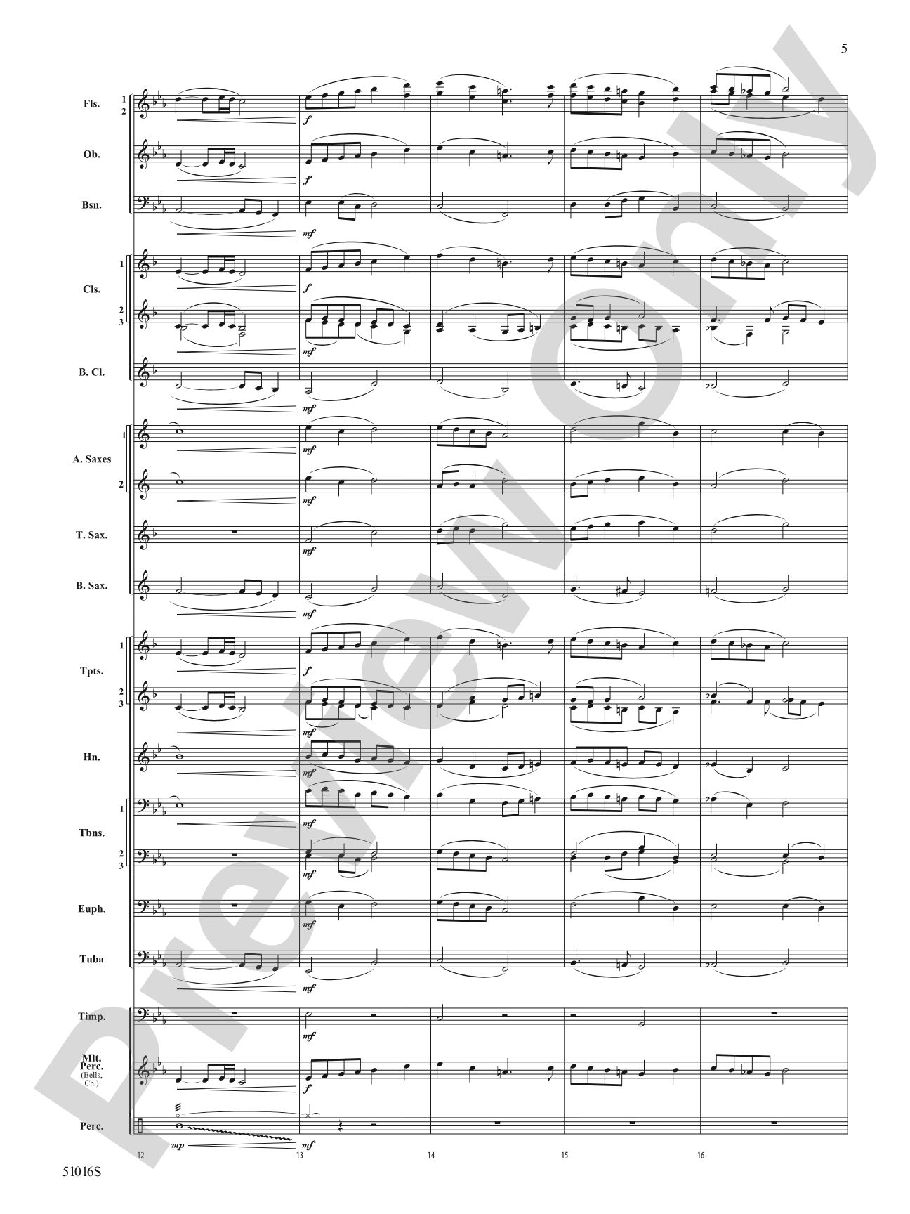 Eulogy for the Fallen: Concert Band Conductor Score & Parts