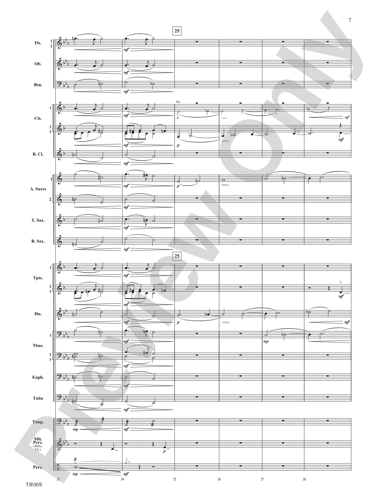 Eulogy for the Fallen: Concert Band Conductor Score & Parts