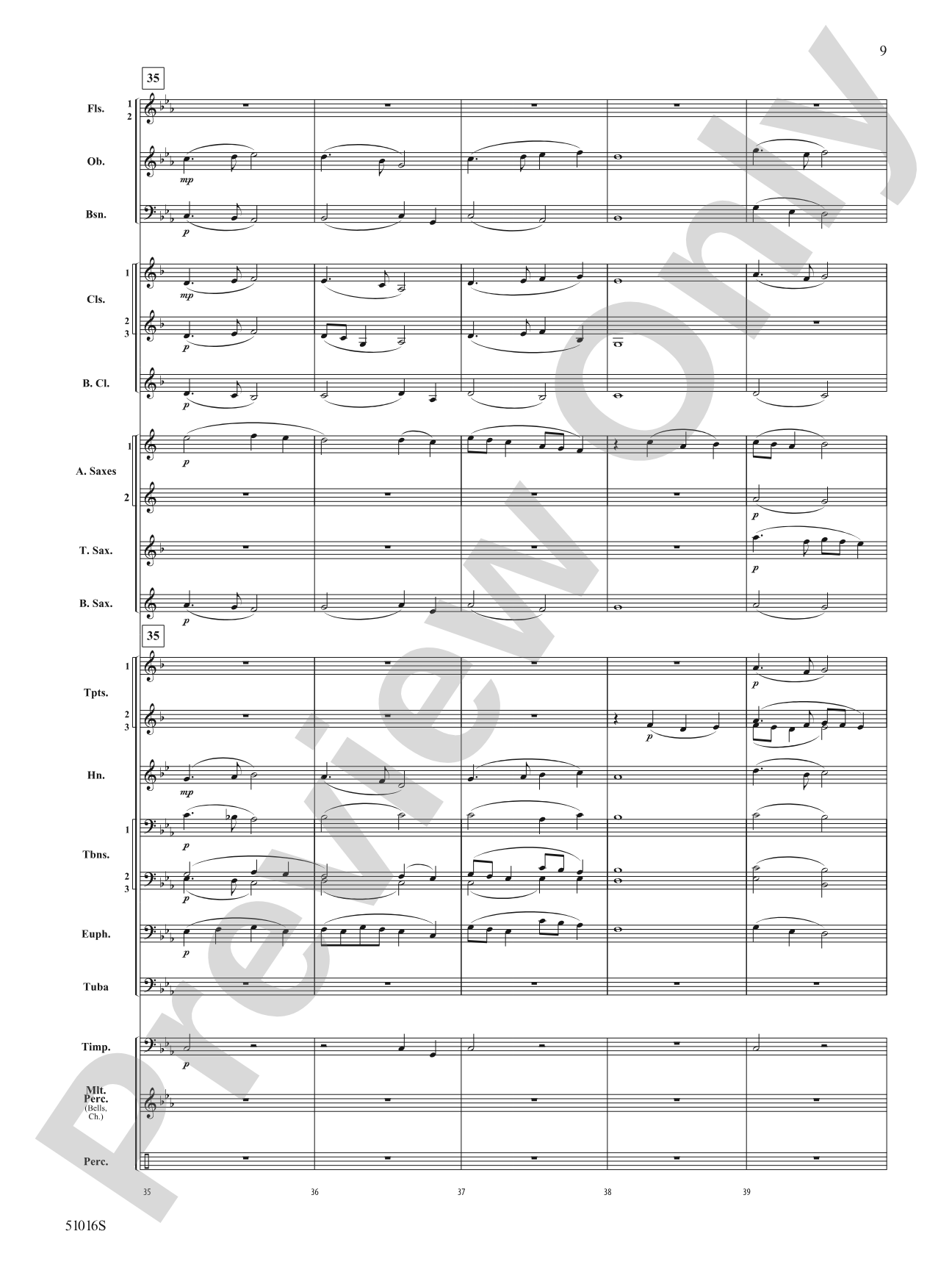 Eulogy for the Fallen: Concert Band Conductor Score & Parts