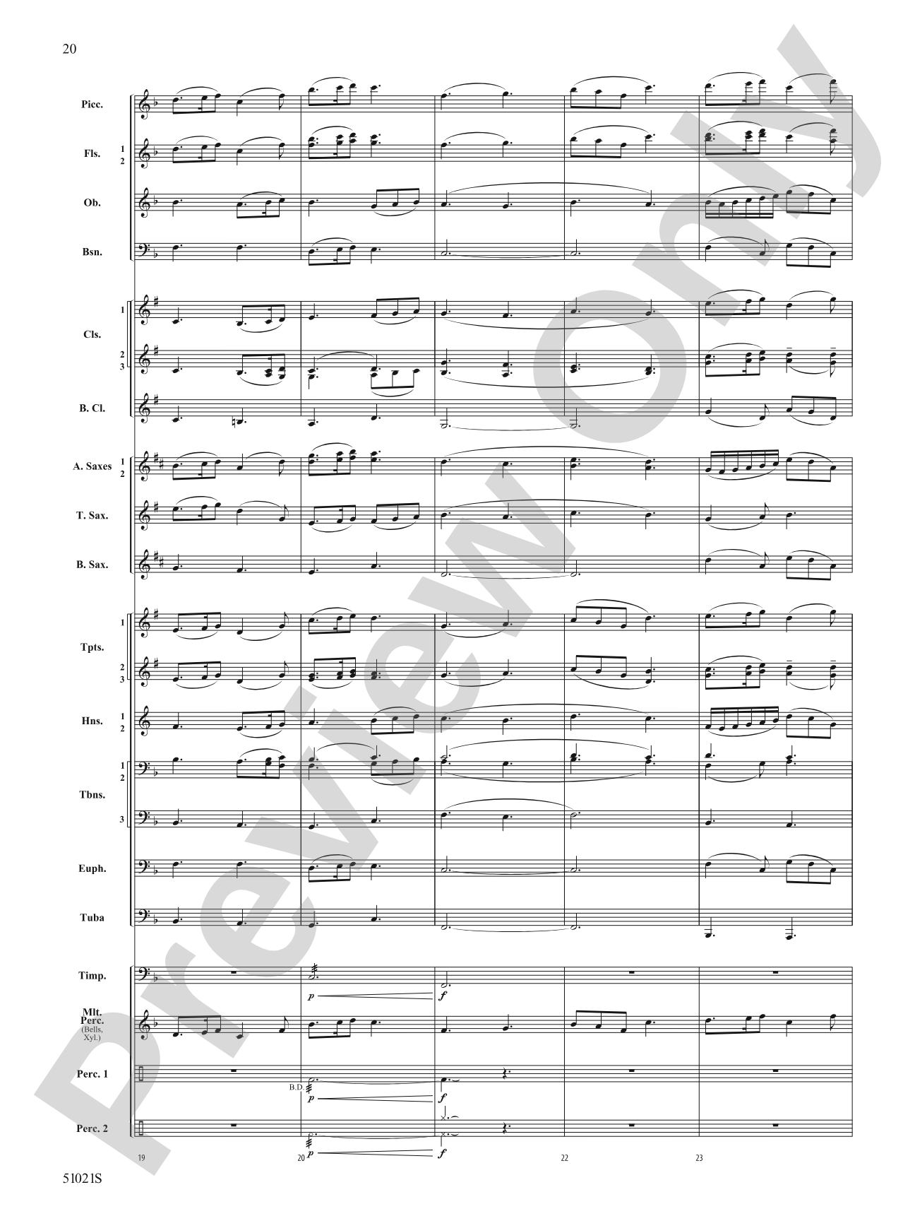 Skyward Spirits: Concert Band Conductor Score & Parts
