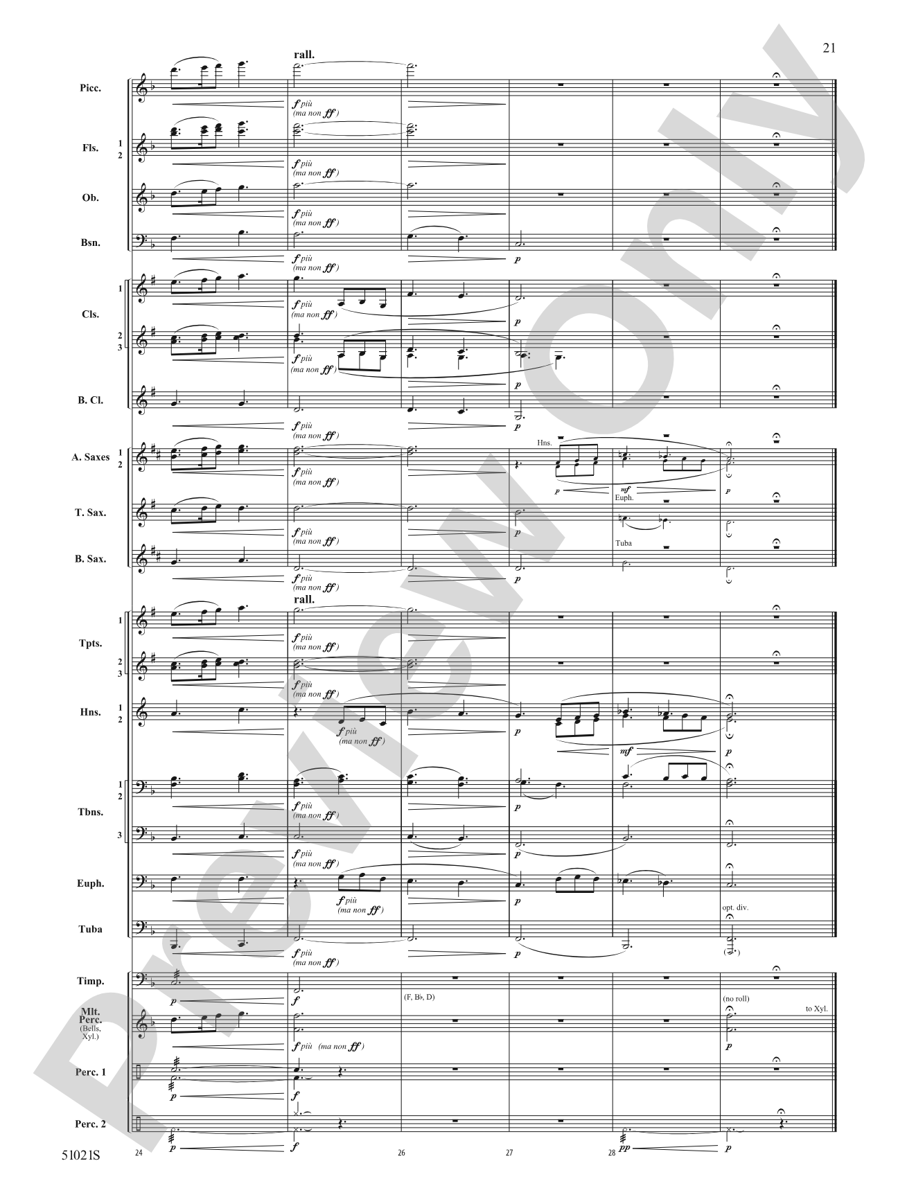 Skyward Spirits: Concert Band Conductor Score & Parts