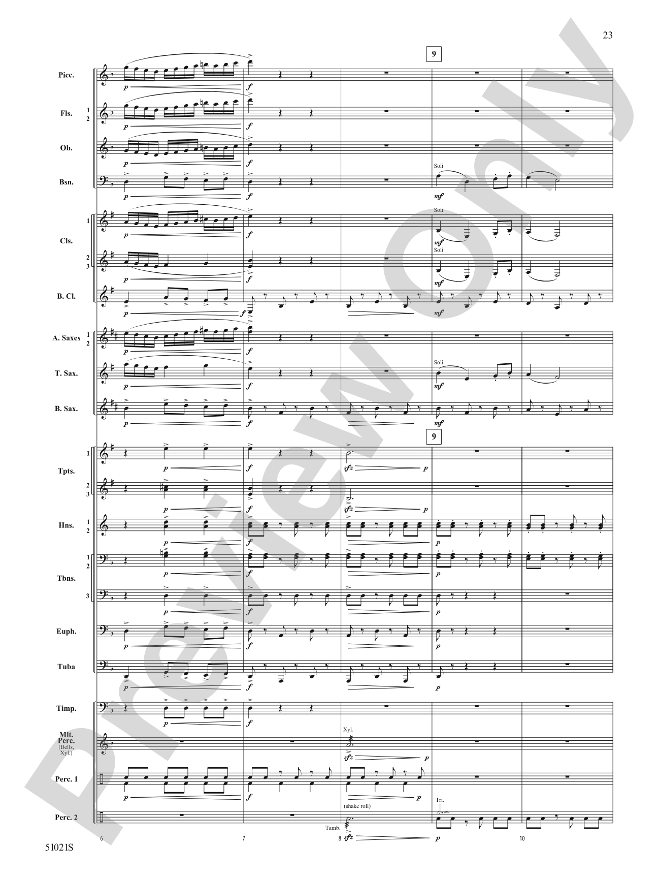 Skyward Spirits: Concert Band Conductor Score & Parts