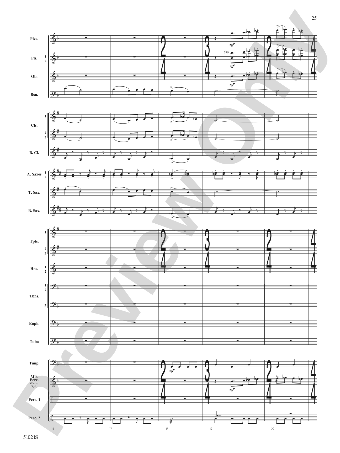 Skyward Spirits: Concert Band Conductor Score & Parts