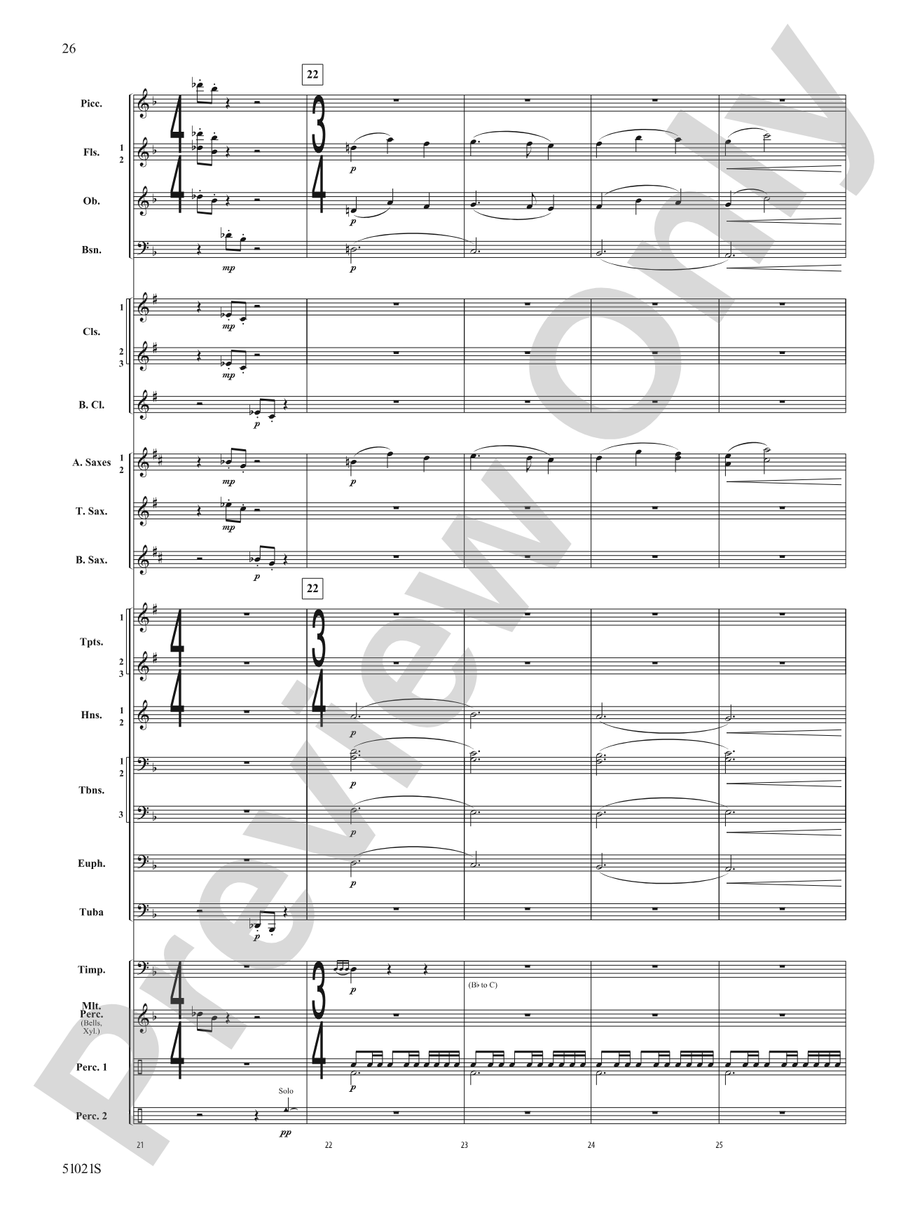Skyward Spirits: Concert Band Conductor Score & Parts