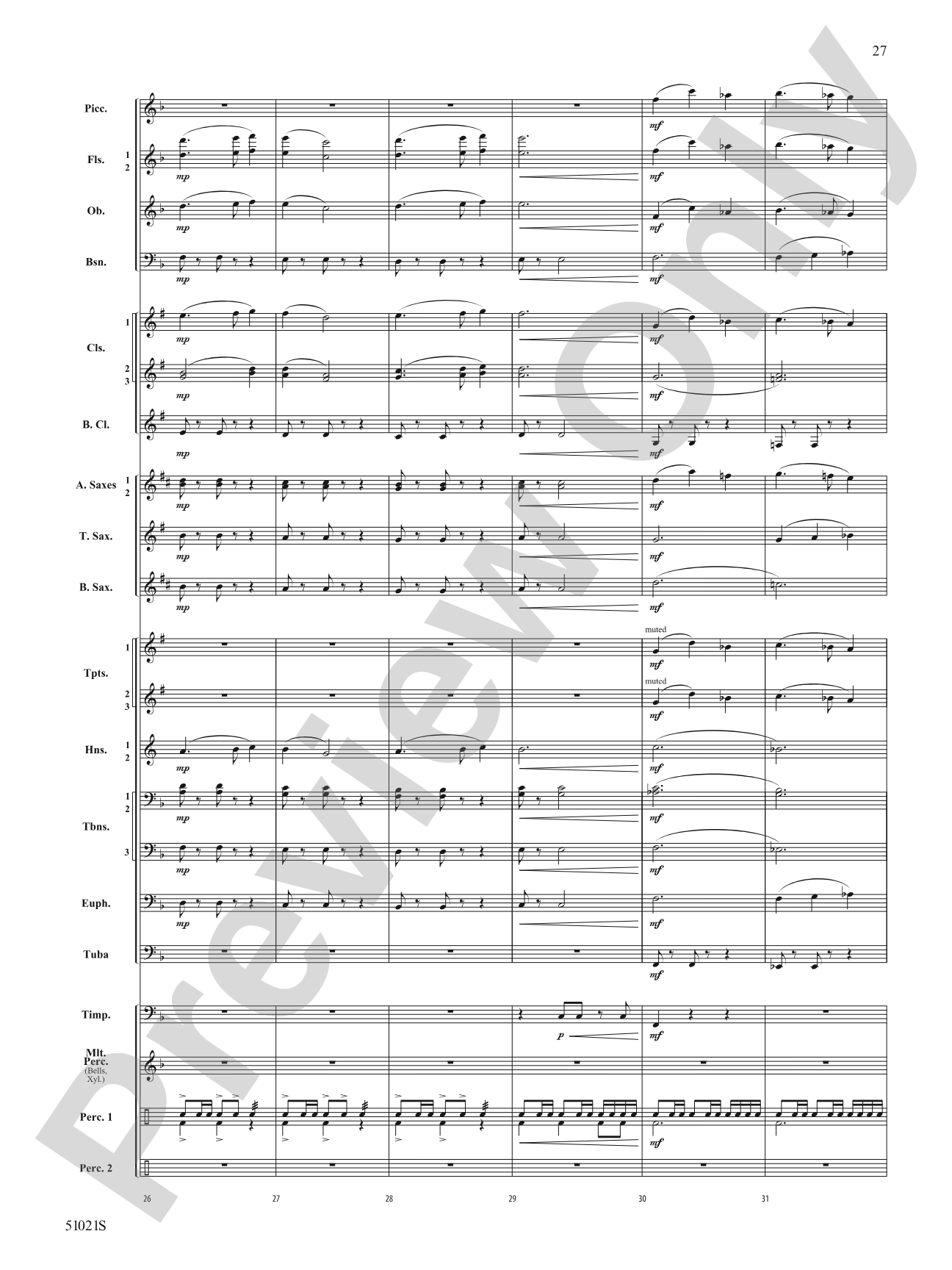 Skyward Spirits: Concert Band Conductor Score & Parts