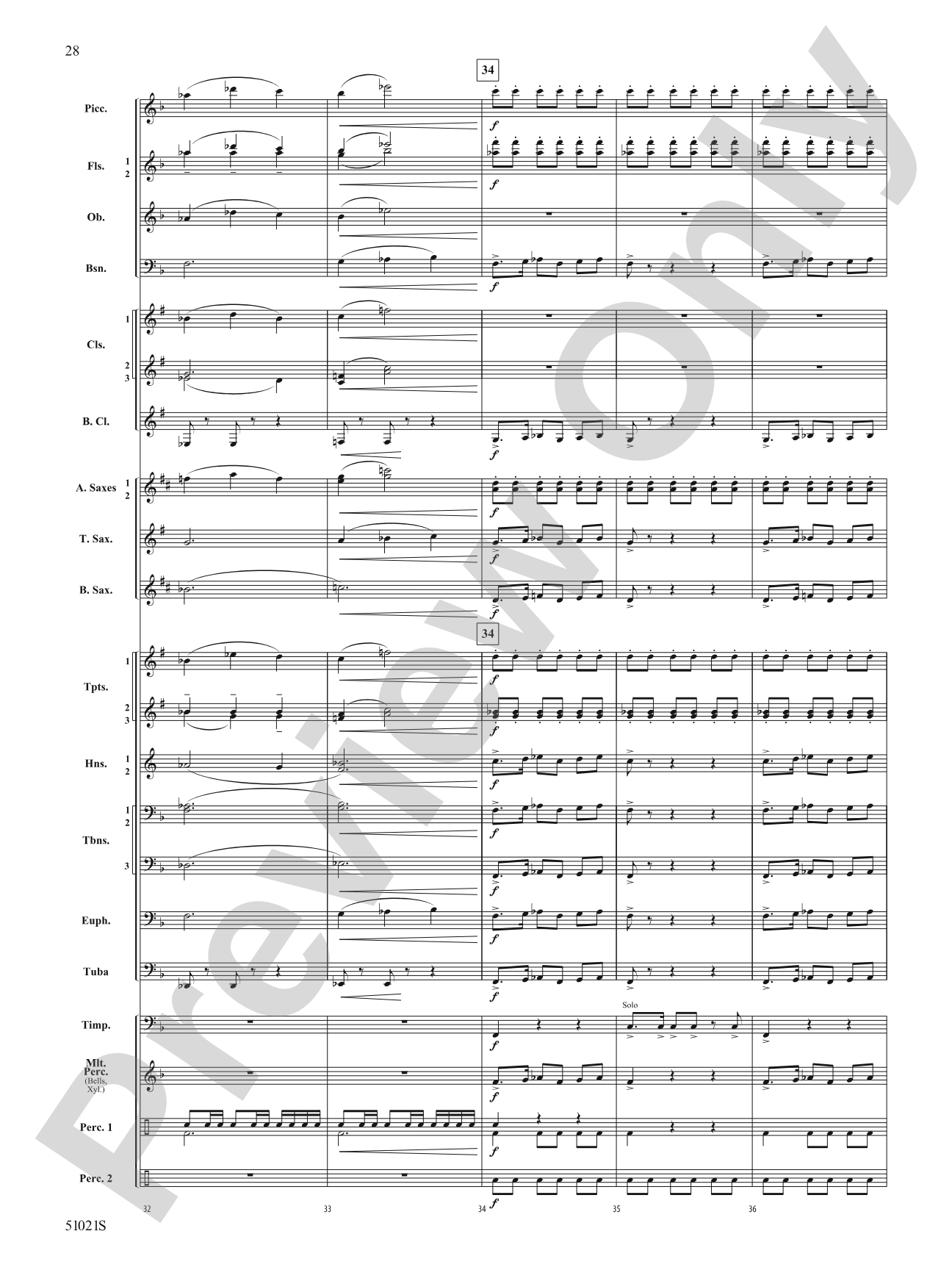 Skyward Spirits: Concert Band Conductor Score & Parts