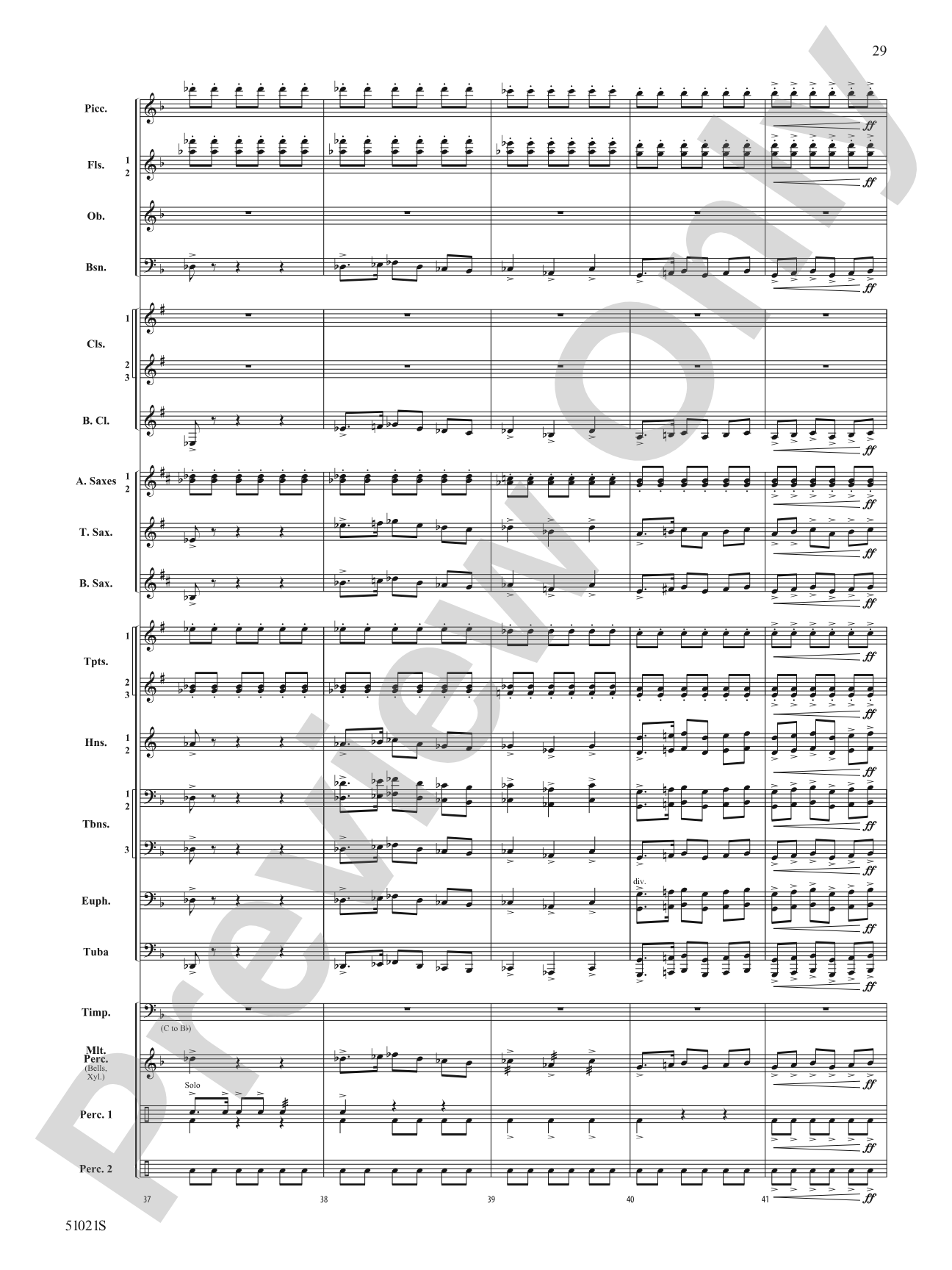 Skyward Spirits: Concert Band Conductor Score & Parts