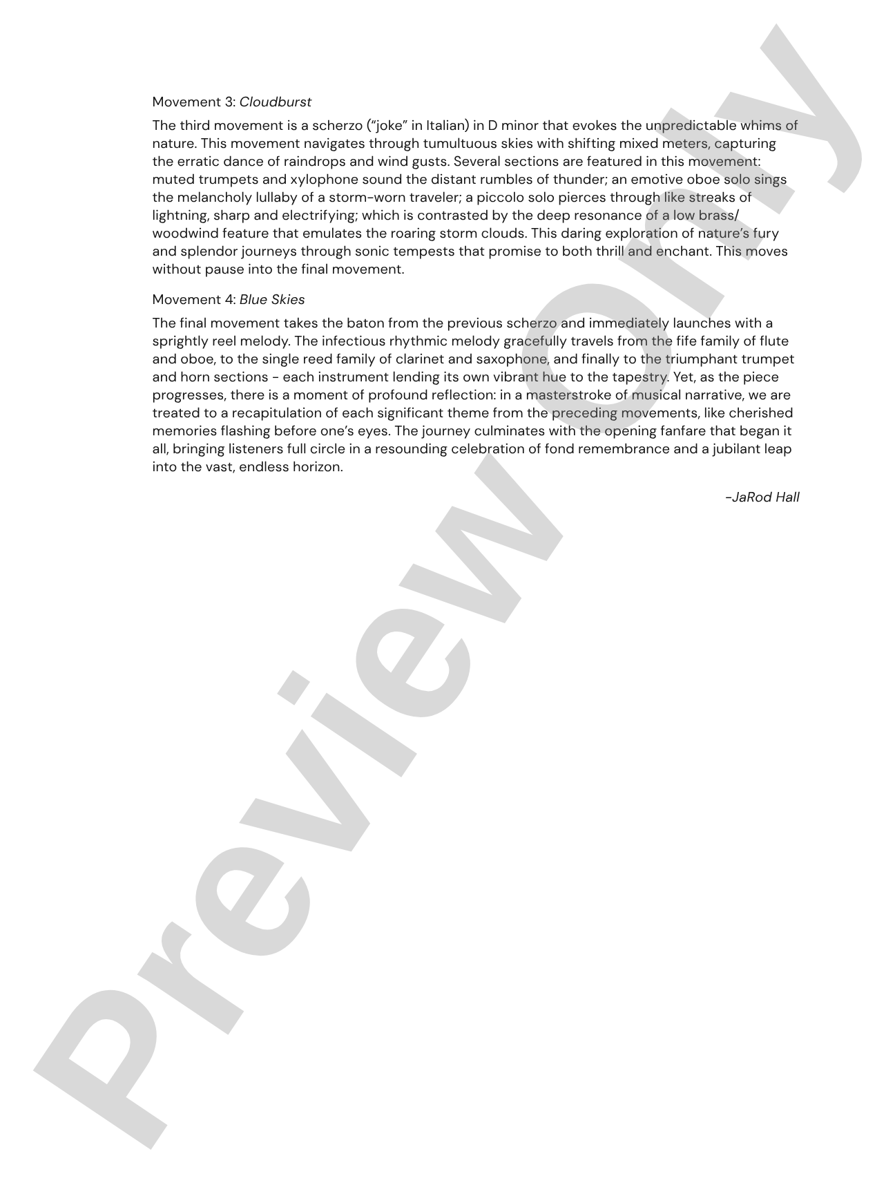 Skyward Spirits: Concert Band Conductor Score & Parts