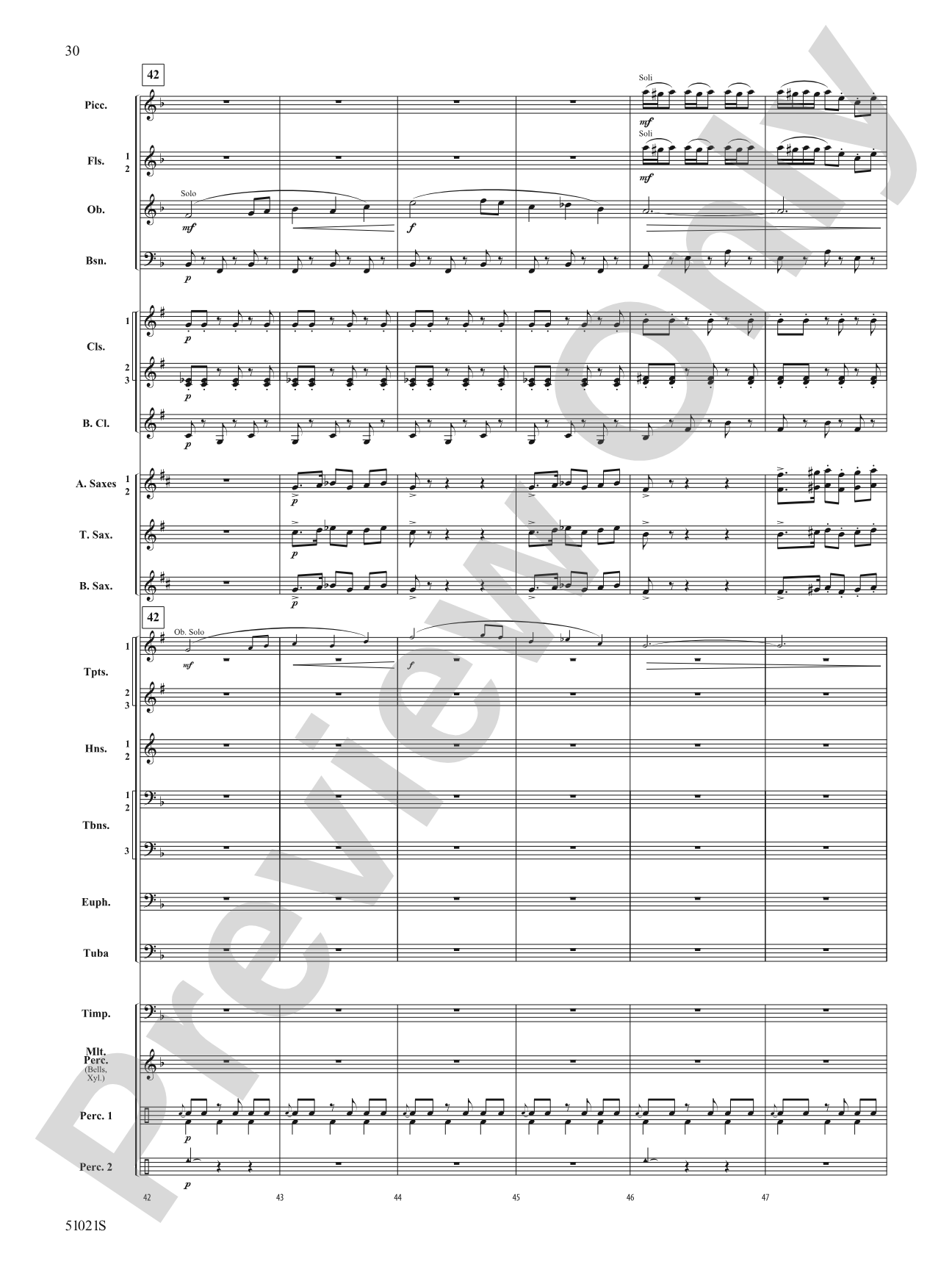 Skyward Spirits: Concert Band Conductor Score & Parts
