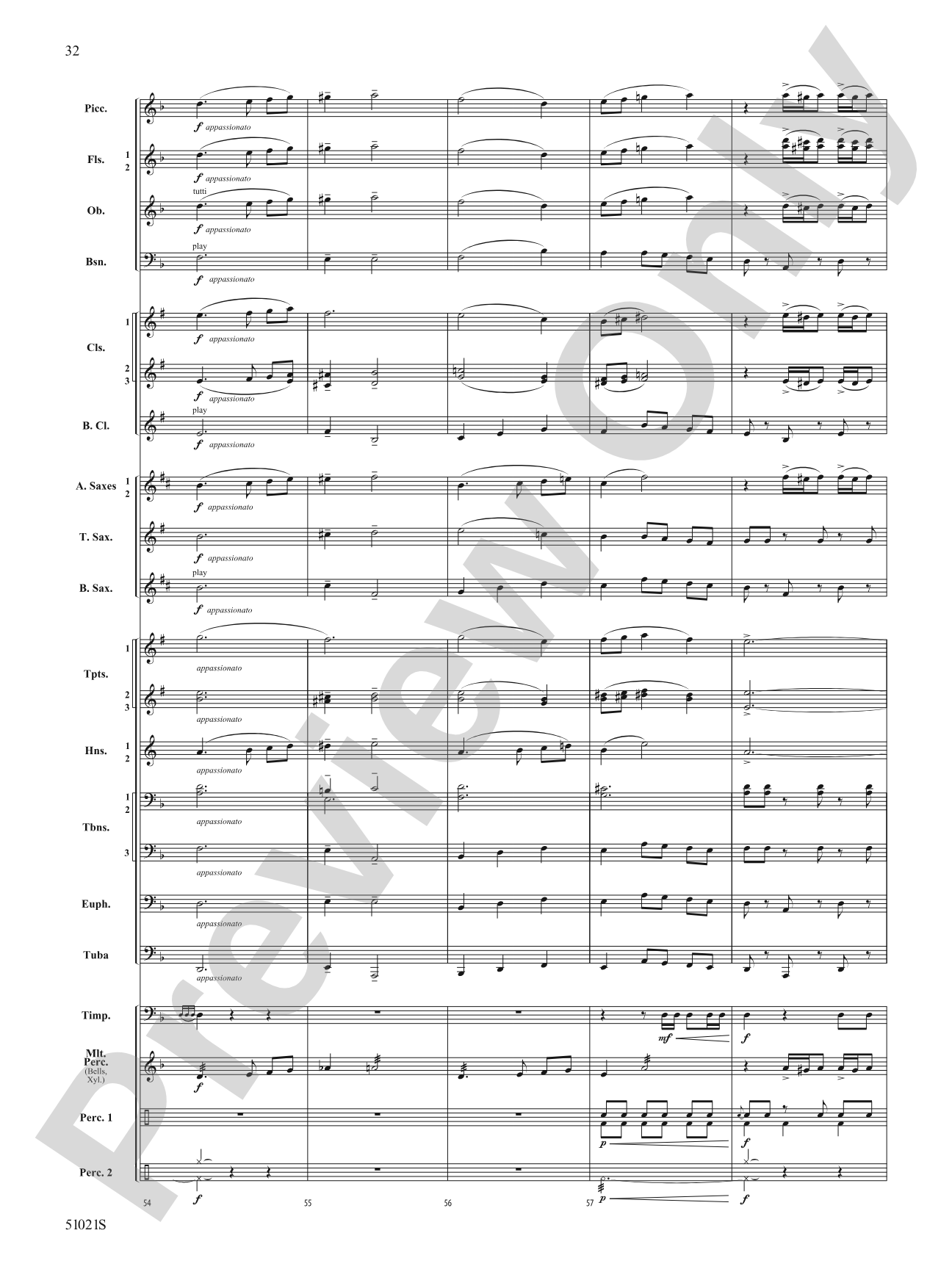 Skyward Spirits: Concert Band Conductor Score & Parts