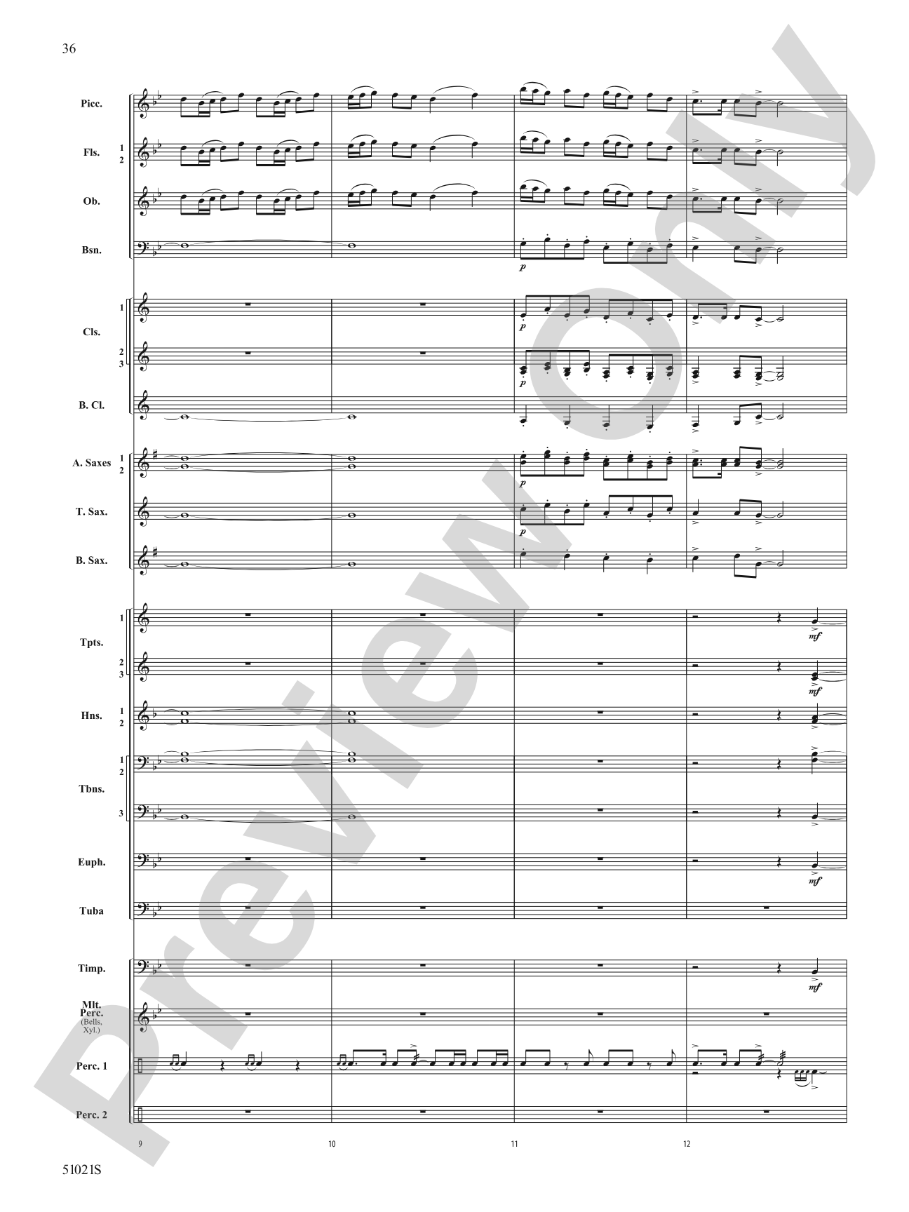 Skyward Spirits: Concert Band Conductor Score & Parts