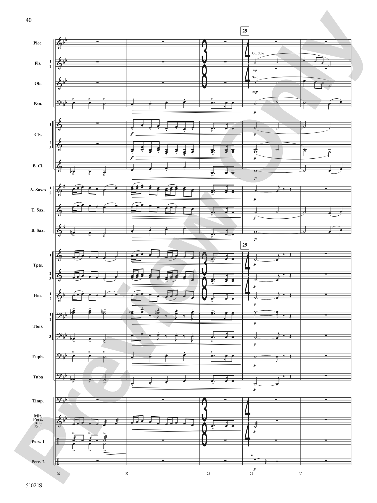 Skyward Spirits: Concert Band Conductor Score & Parts