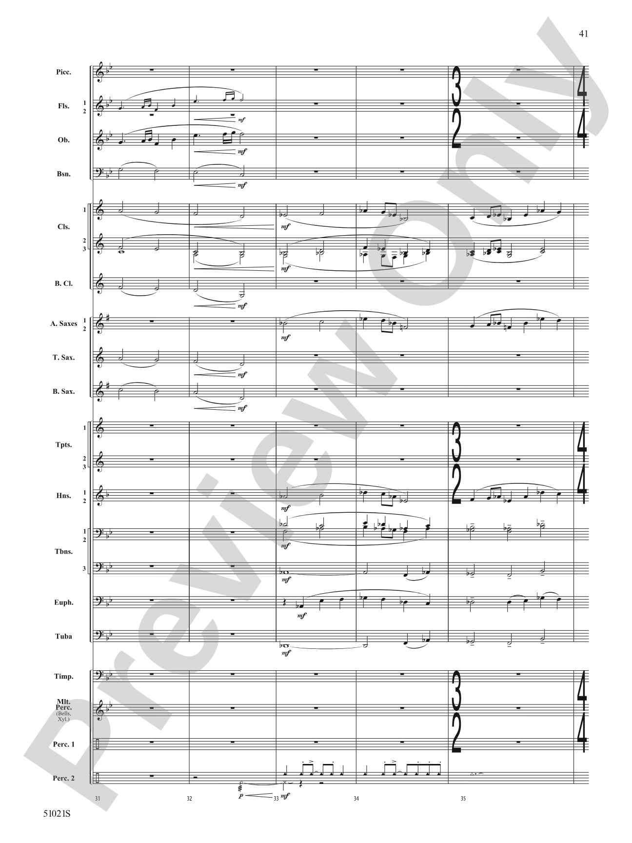 Skyward Spirits: Concert Band Conductor Score & Parts