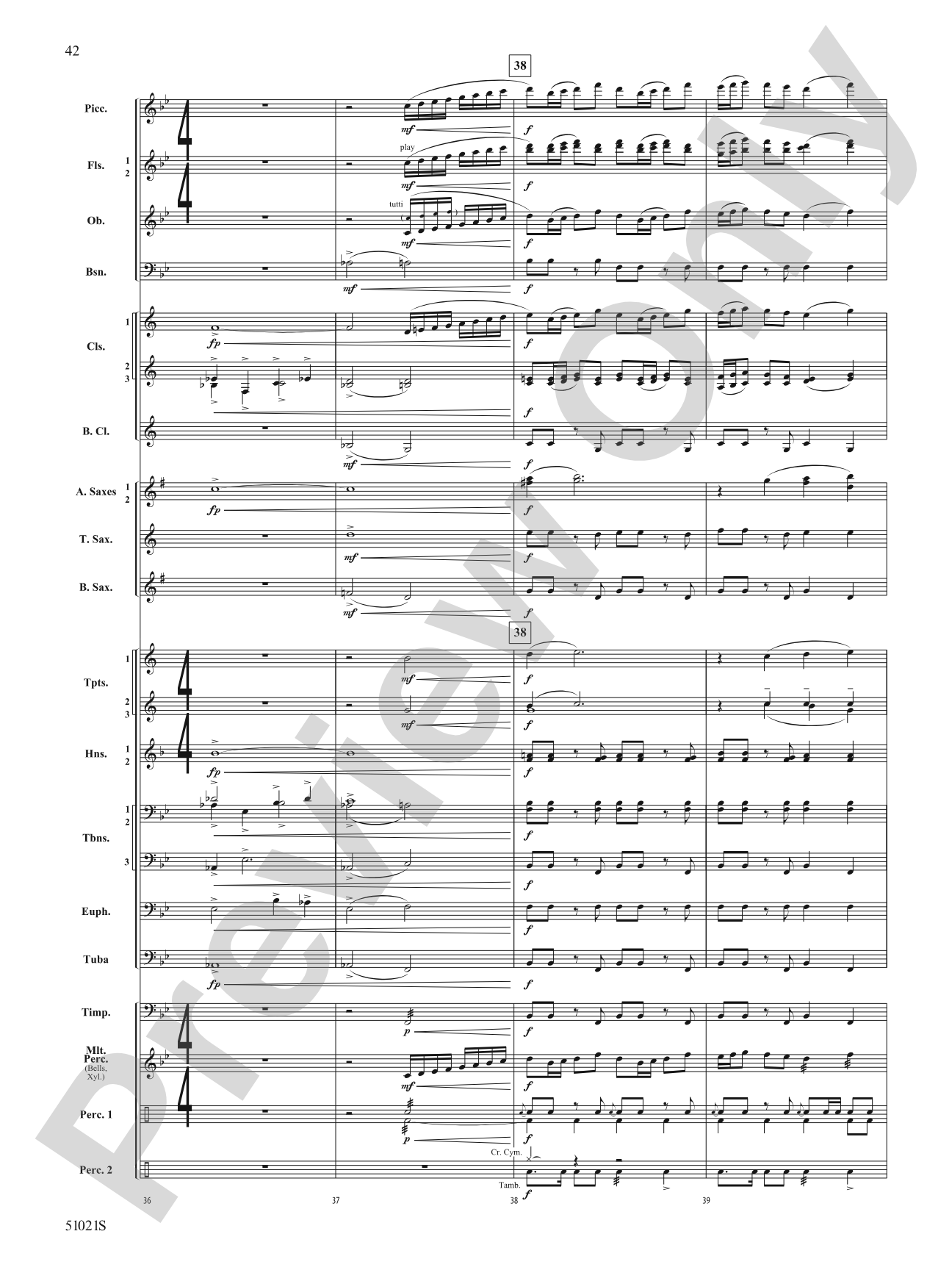 Skyward Spirits: Concert Band Conductor Score & Parts