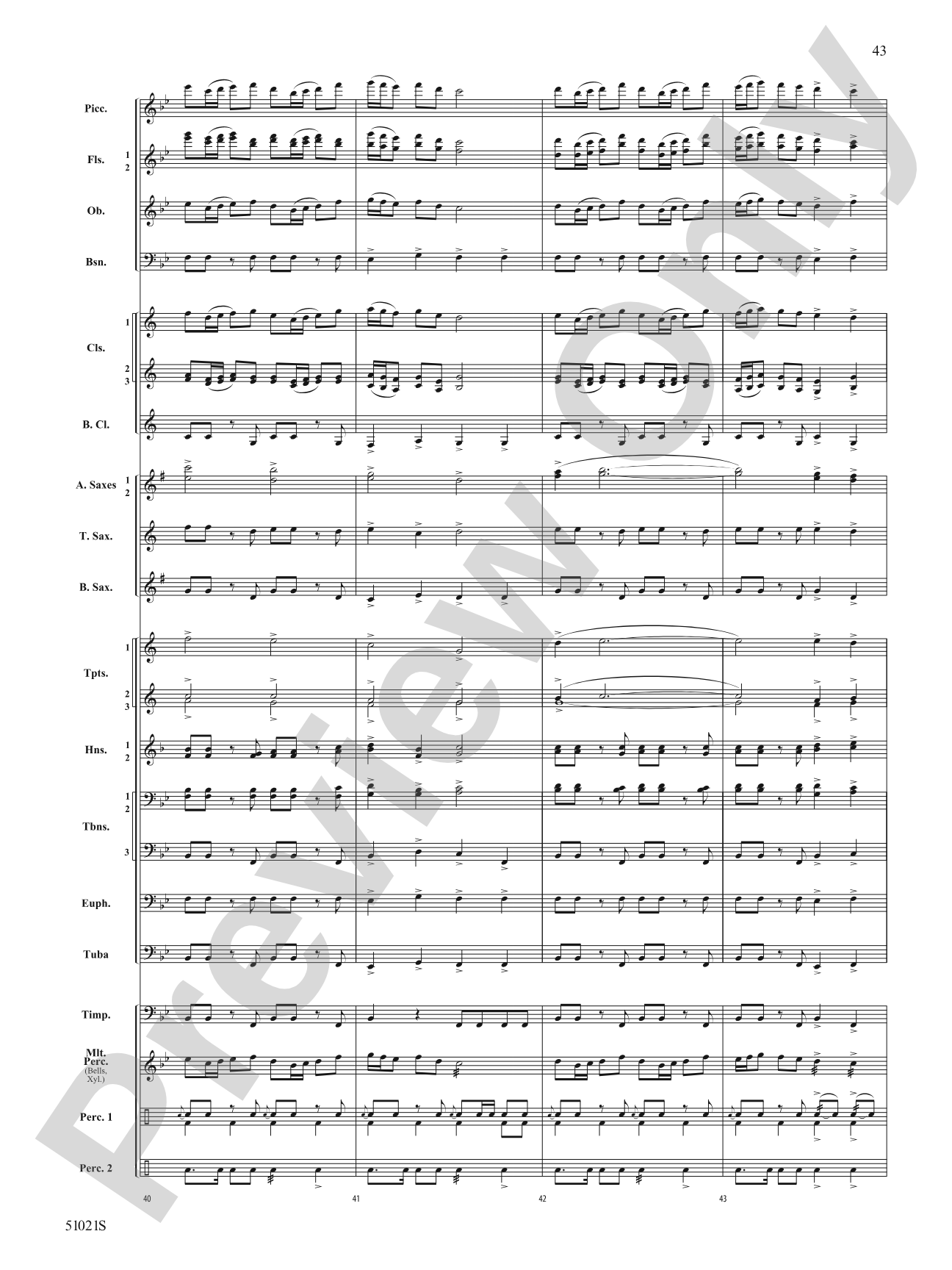 Skyward Spirits: Concert Band Conductor Score & Parts