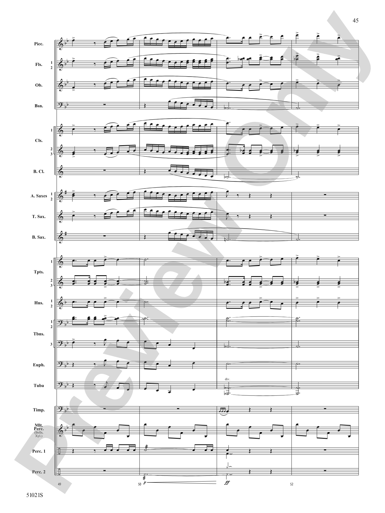 Skyward Spirits: Concert Band Conductor Score & Parts