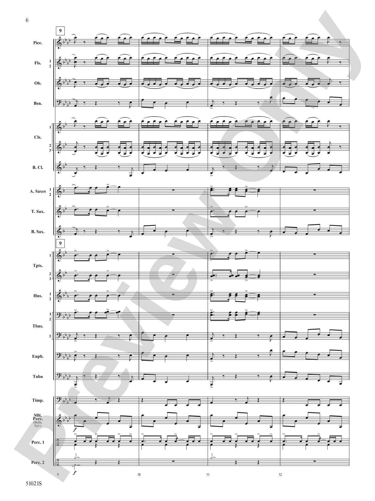 Skyward Spirits: Concert Band Conductor Score & Parts