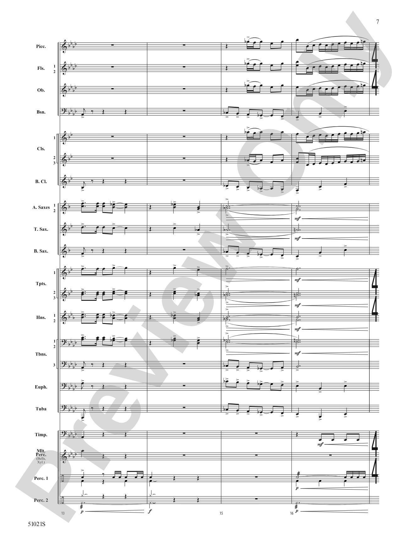 Skyward Spirits: Concert Band Conductor Score & Parts