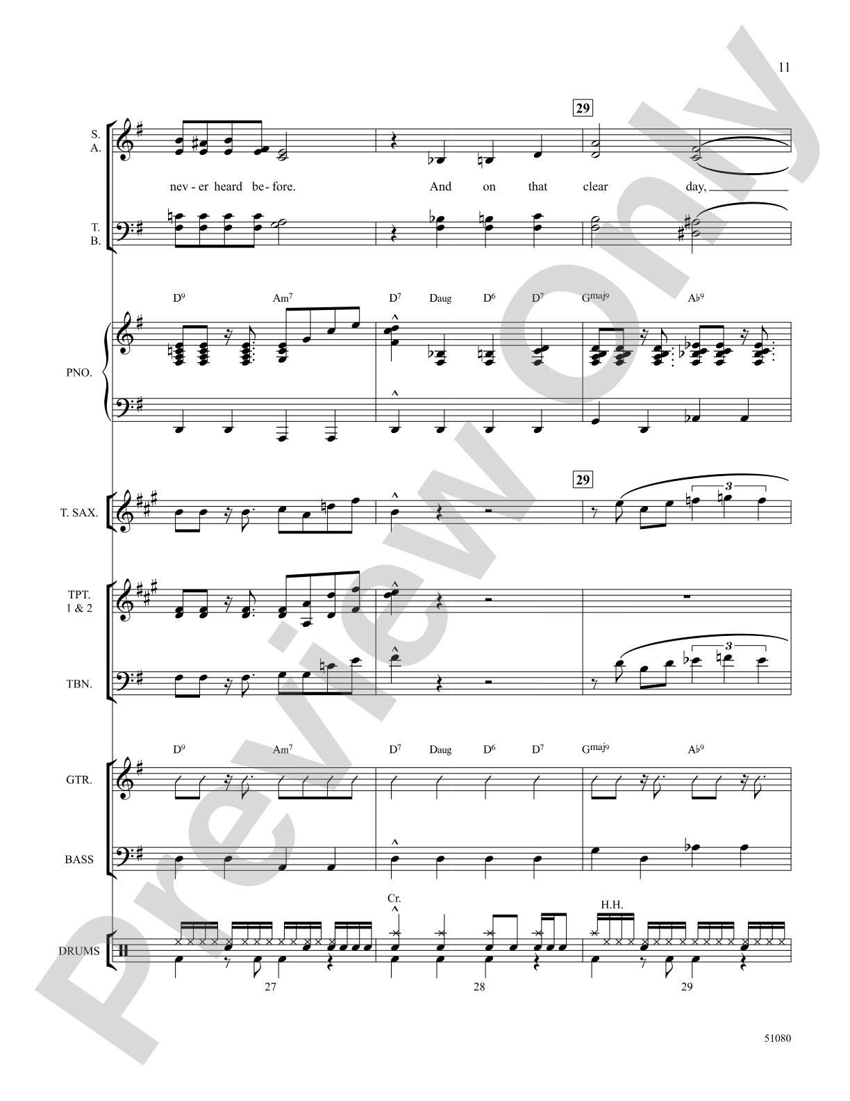 On a Clear Day: Choral SoundPax