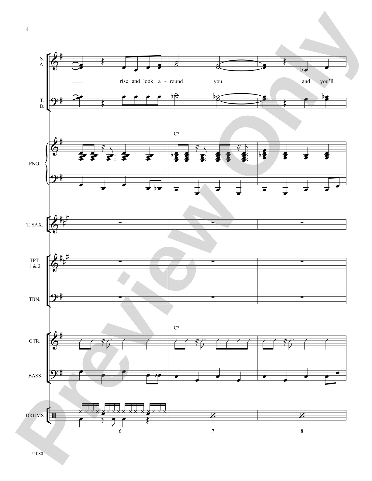 On a Clear Day: Choral SoundPax