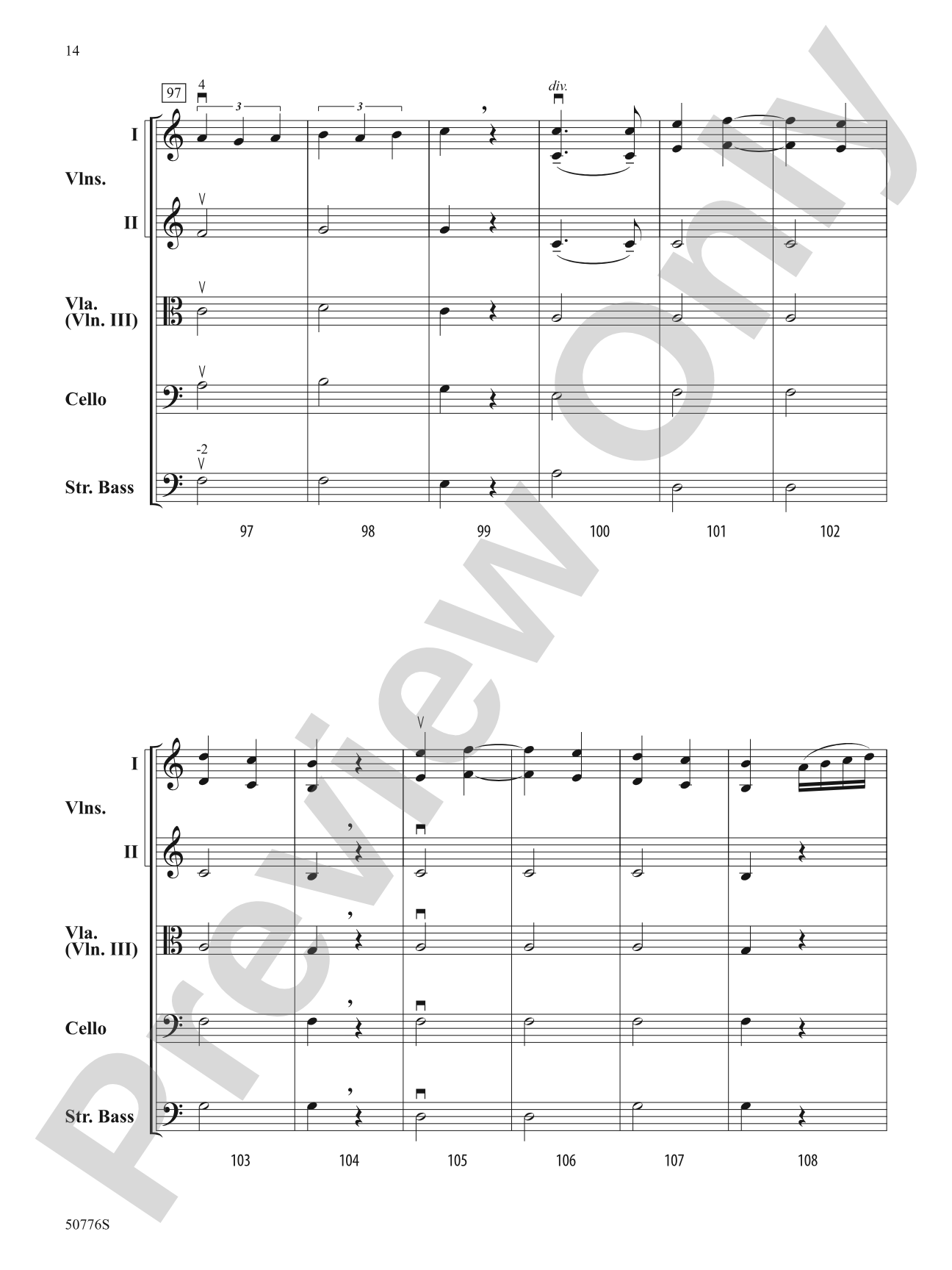 Wonka: String Orchestra Conductor Score & Parts