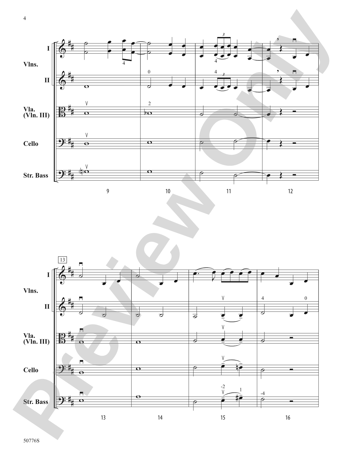 Wonka: String Orchestra Conductor Score & Parts