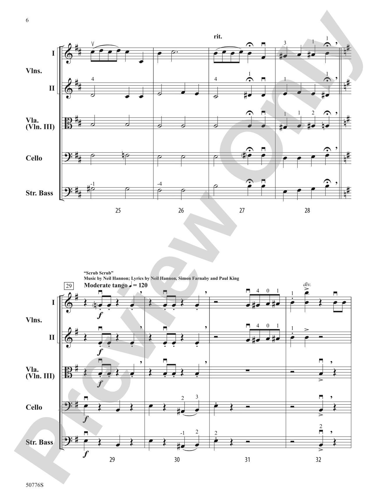 Wonka: String Orchestra Conductor Score & Parts