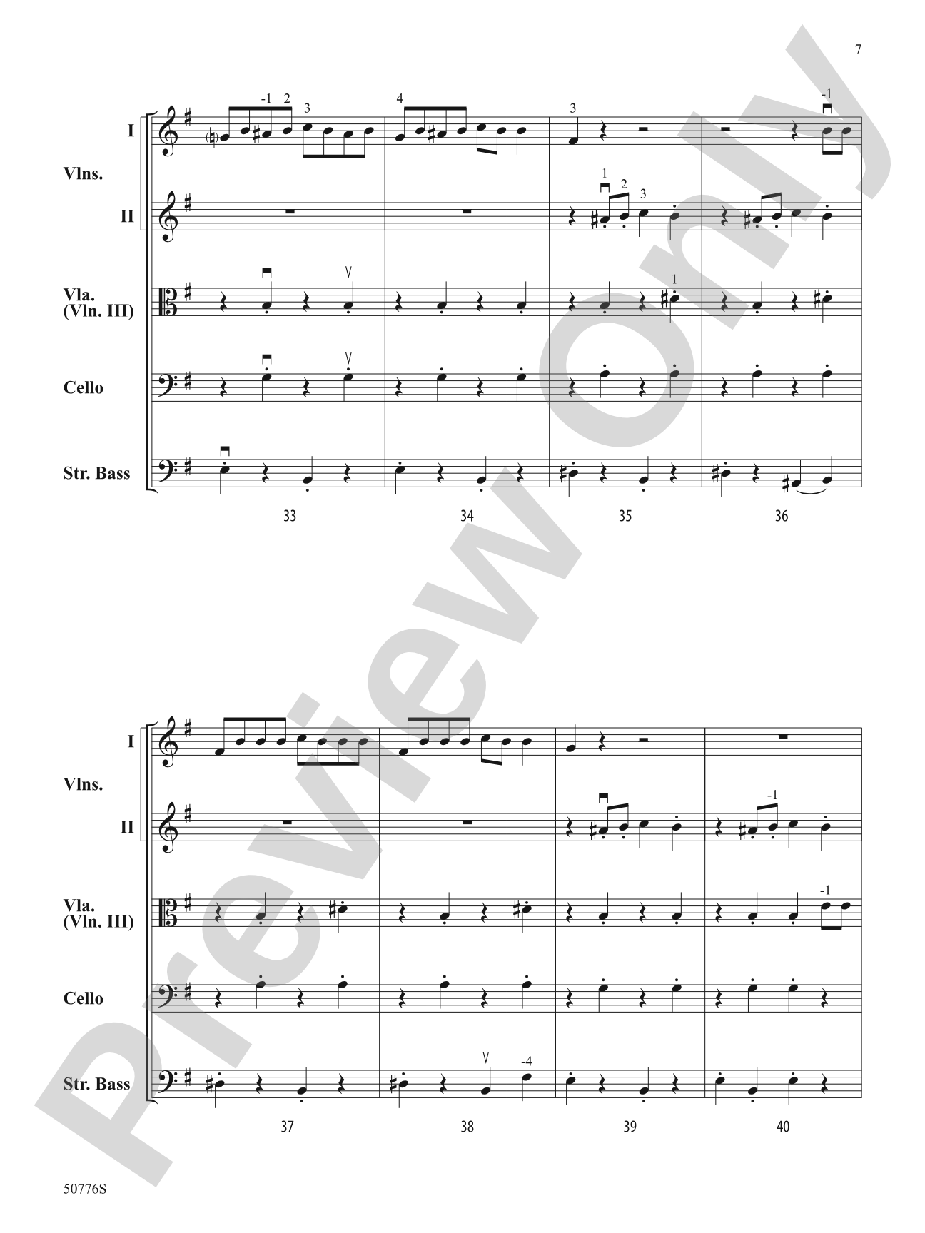 Wonka: String Orchestra Conductor Score & Parts