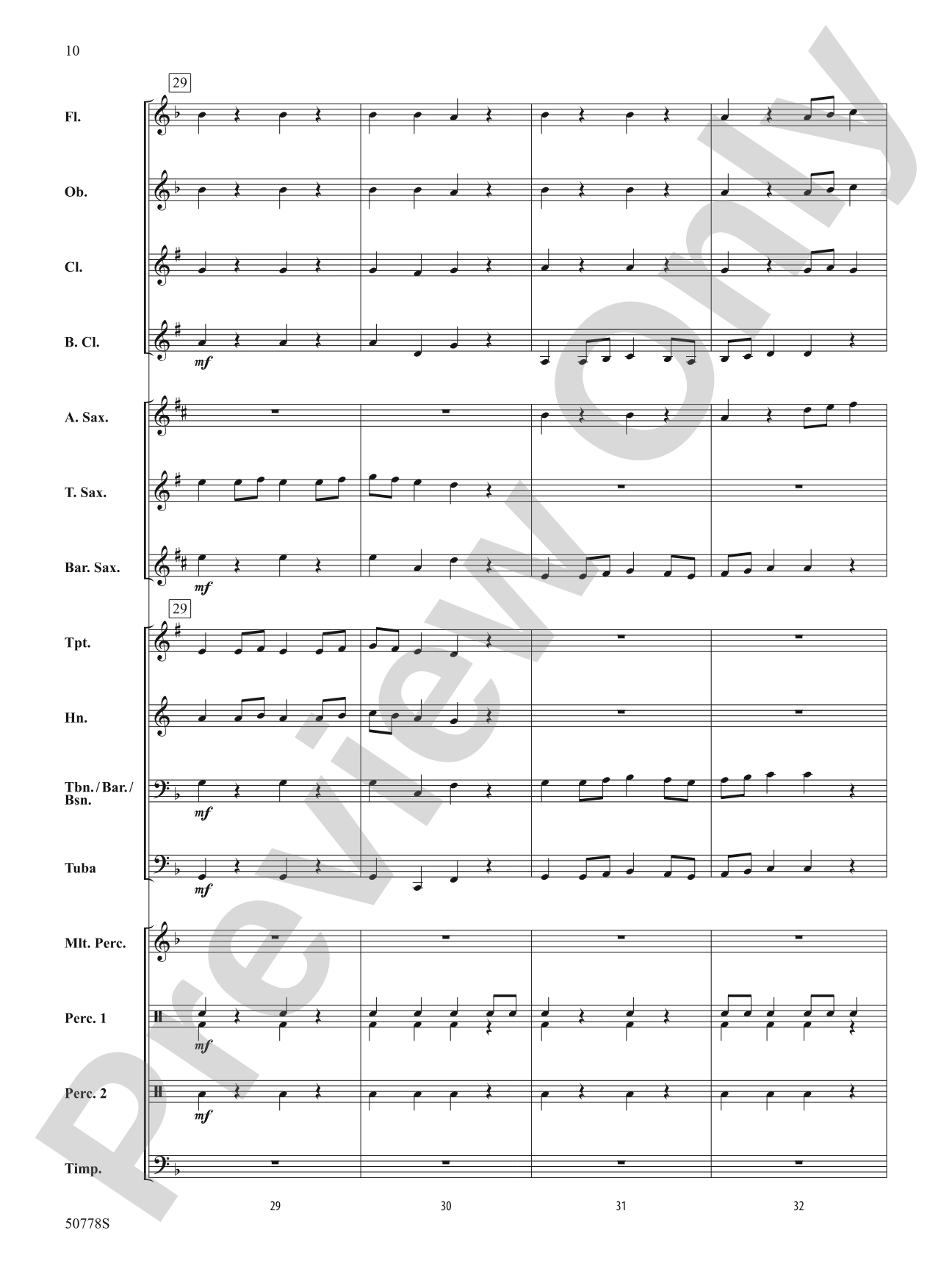 Oompa Loompa: Concert Band Conductor Score & Parts