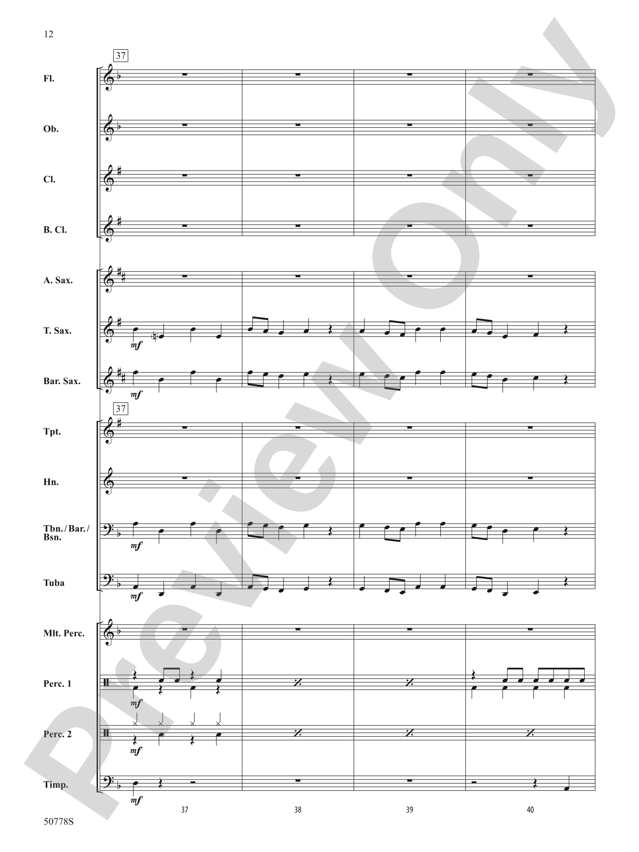 Oompa Loompa: Concert Band Conductor Score & Parts