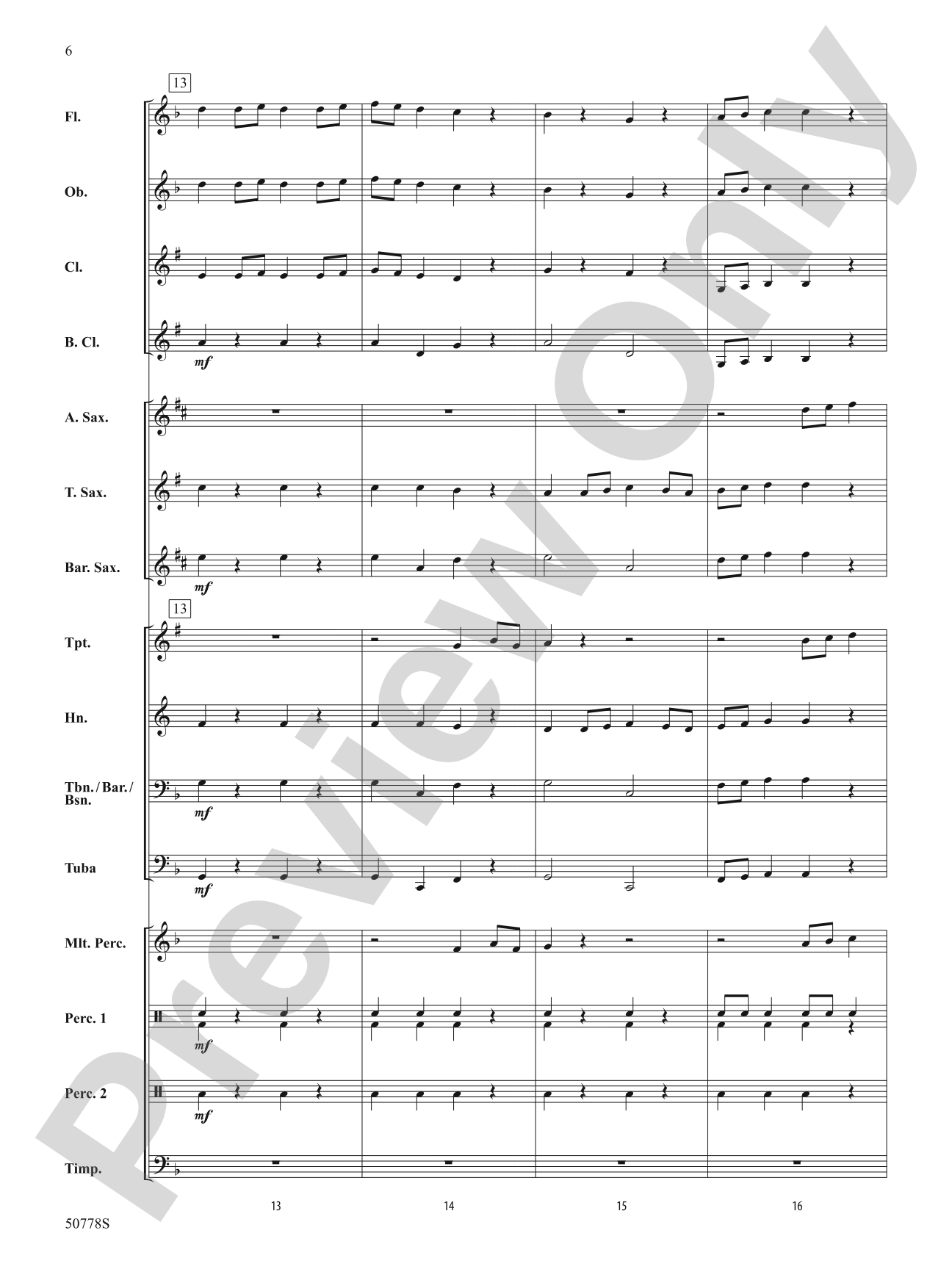 Oompa Loompa: Concert Band Conductor Score & Parts