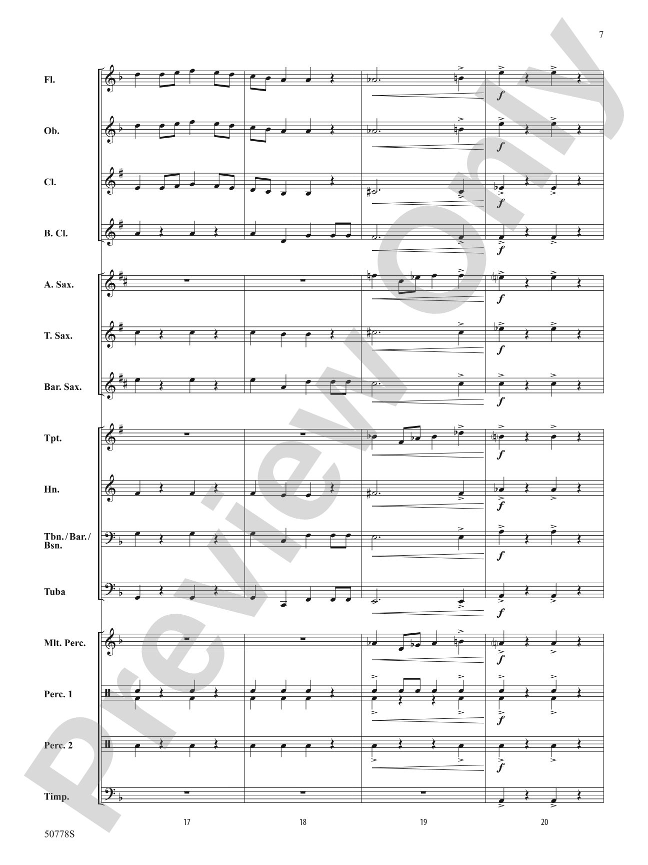 Oompa Loompa: Concert Band Conductor Score & Parts