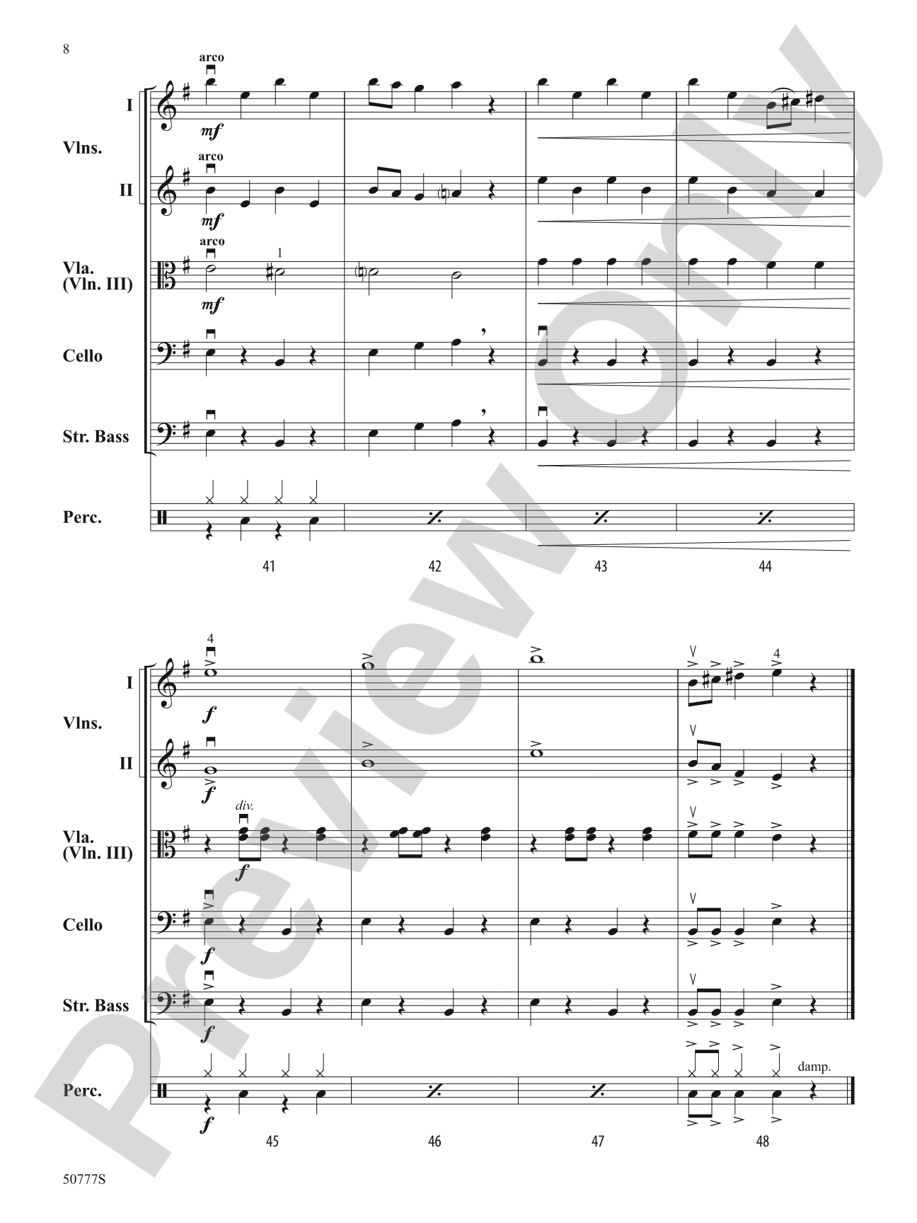 Oompa Loompa: String Orchestra Conductor Score & Parts