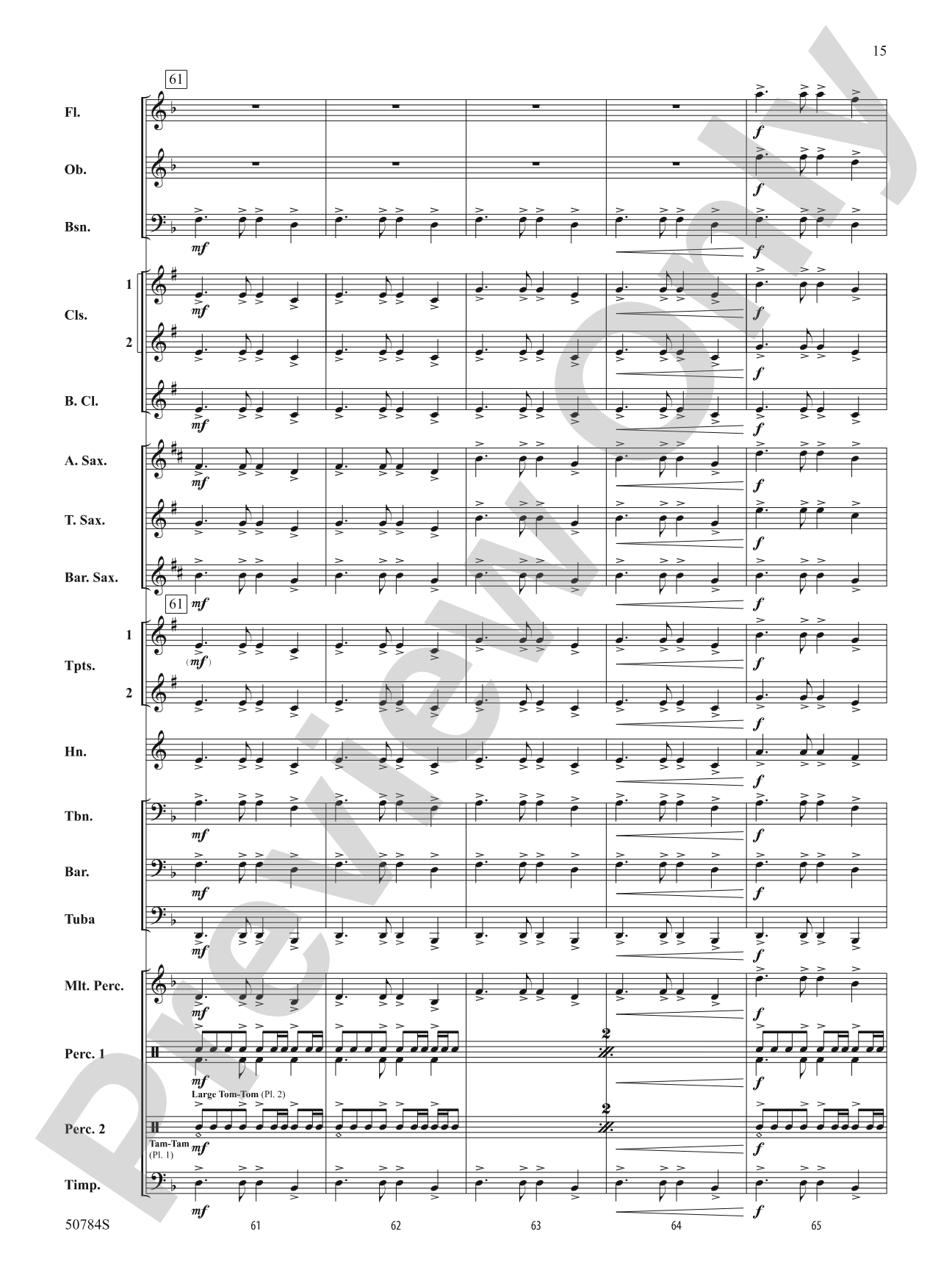 The Batman: Concert Band Conductor Score & Parts