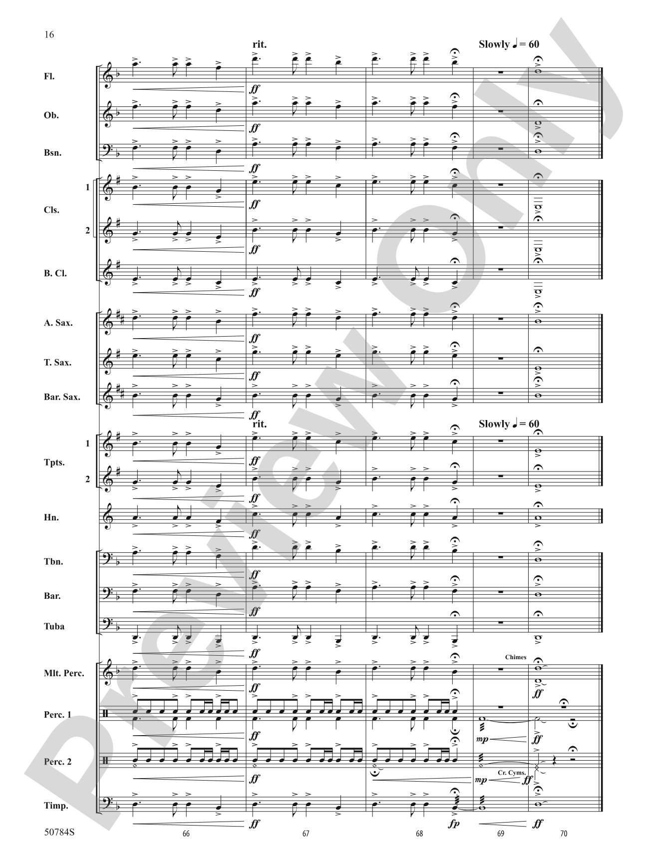 The Batman: Concert Band Conductor Score & Parts