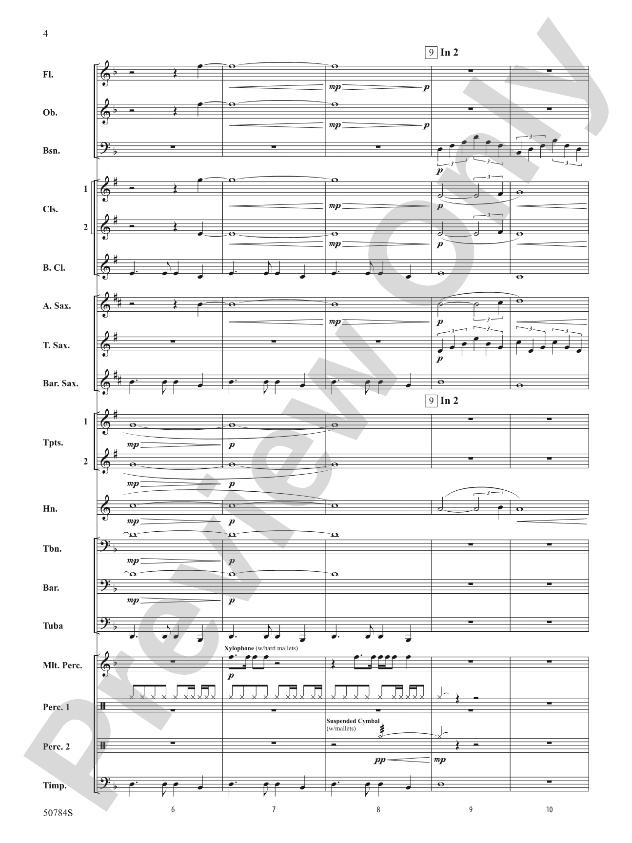 The Batman: Concert Band Conductor Score & Parts