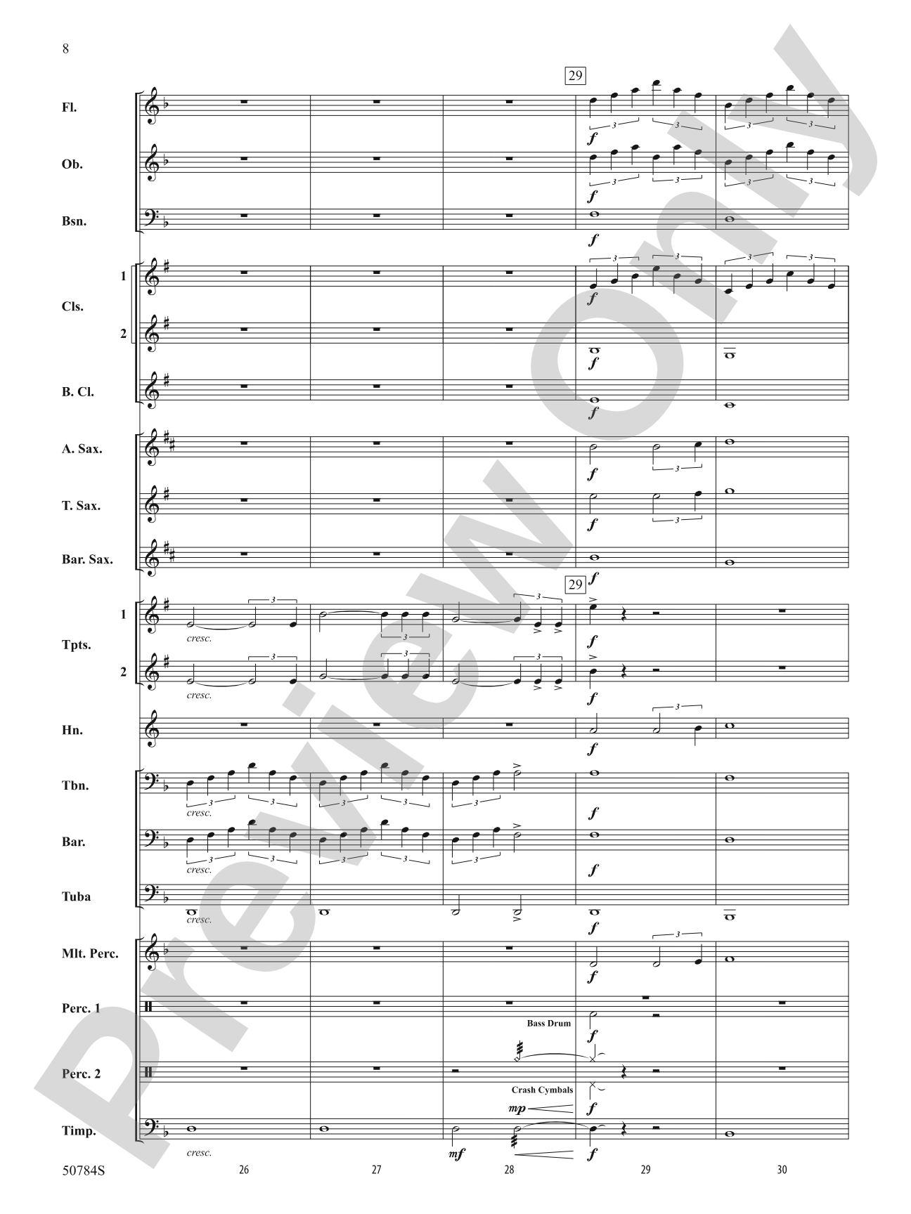 The Batman: Concert Band Conductor Score & Parts