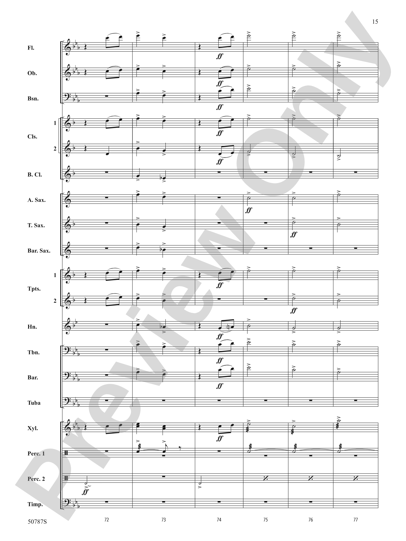 California Here I Come: Concert Band Conductor Score & Parts