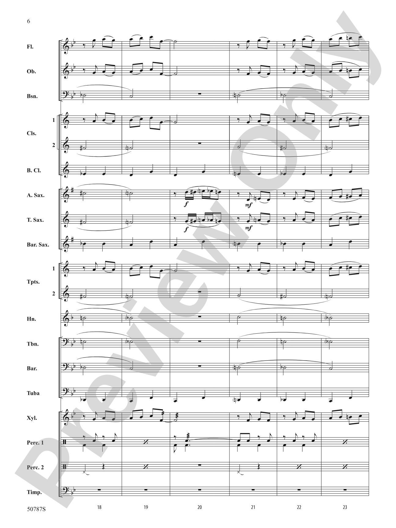 California Here I Come: Concert Band Conductor Score & Parts