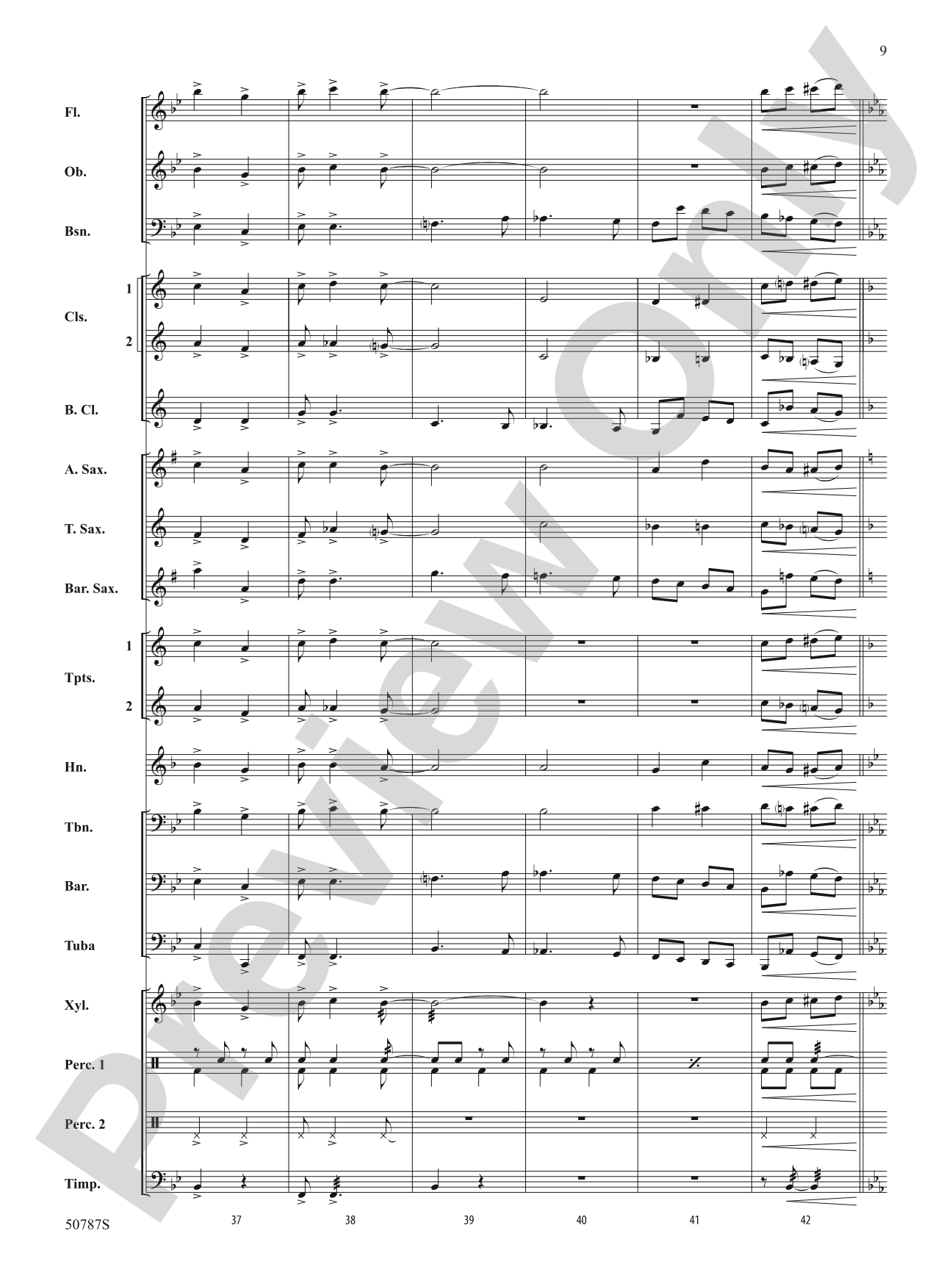 California Here I Come: Concert Band Conductor Score & Parts