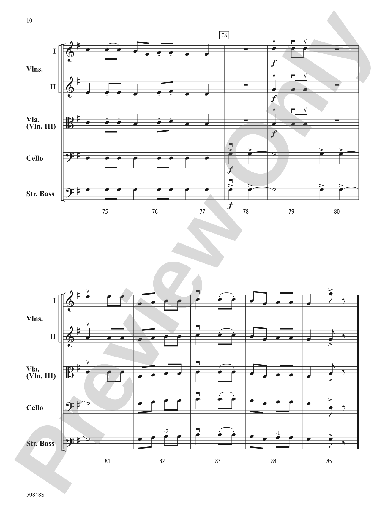 Capriol Suite: String Orchestra Conductor Score & Parts