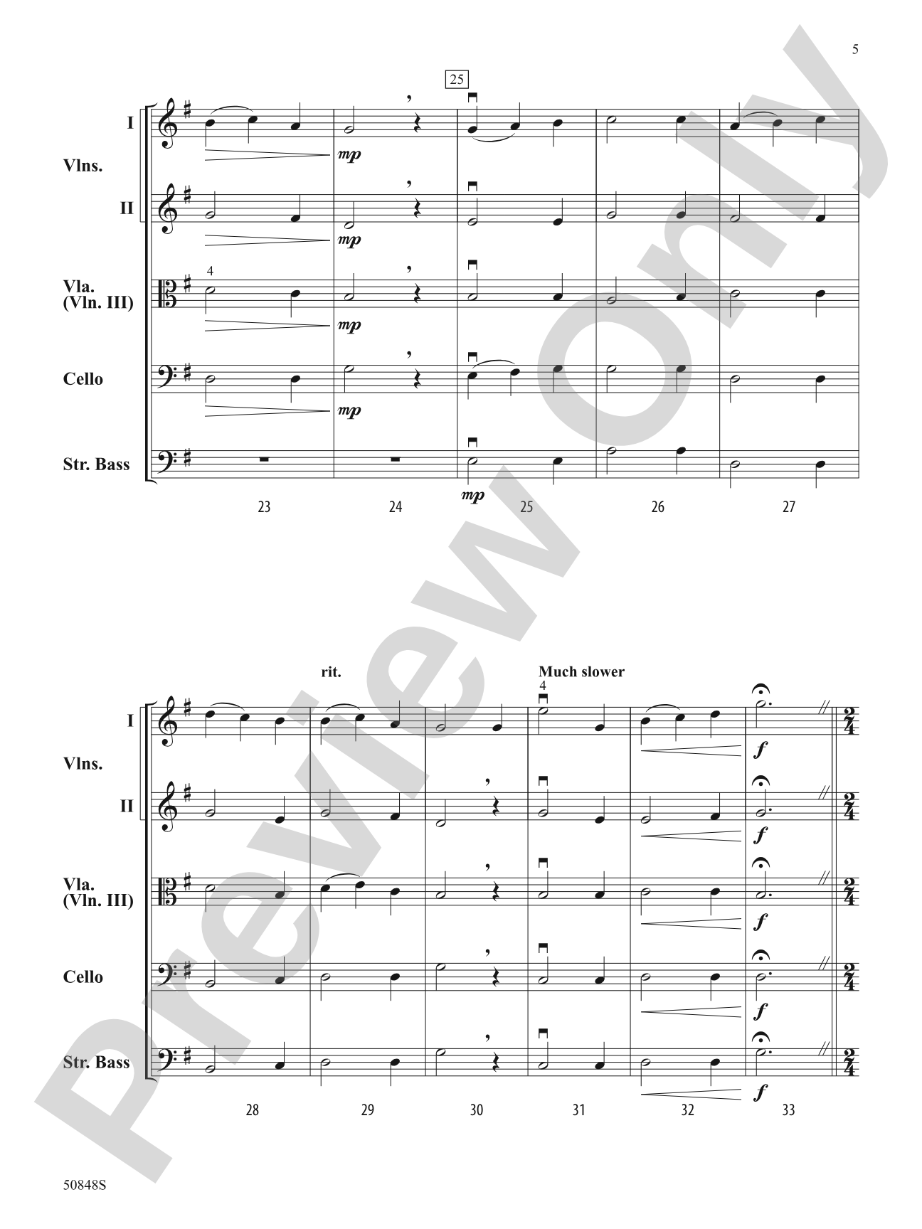 Capriol Suite: String Orchestra Conductor Score & Parts