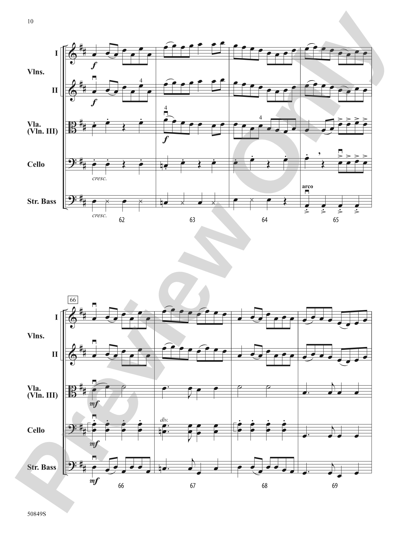 Wolfpack Reel: String Orchestra Conductor Score & Parts